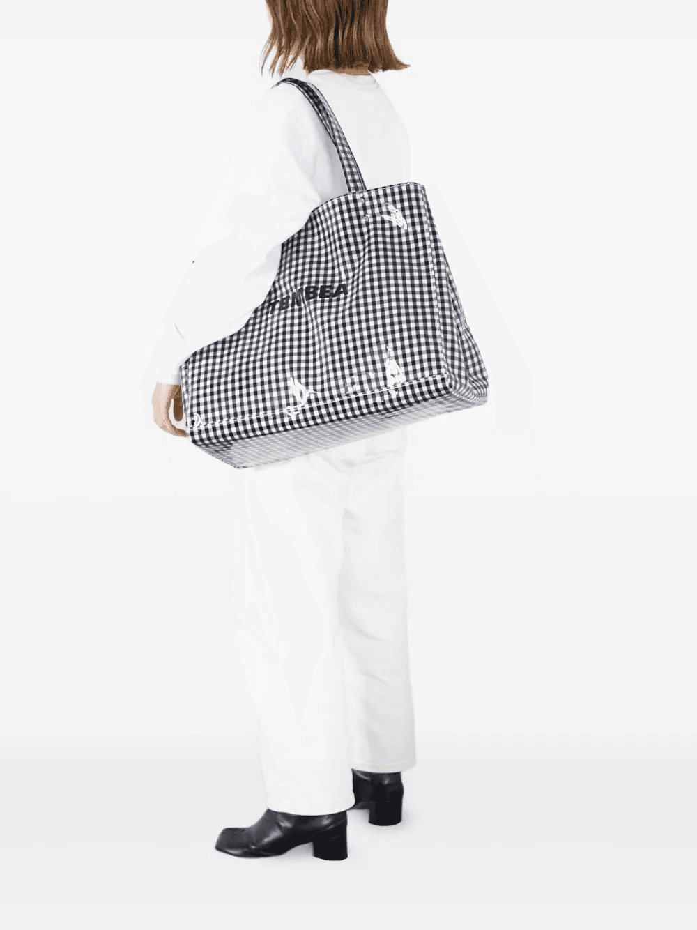 Carry gingham shoulder bag - Image 1