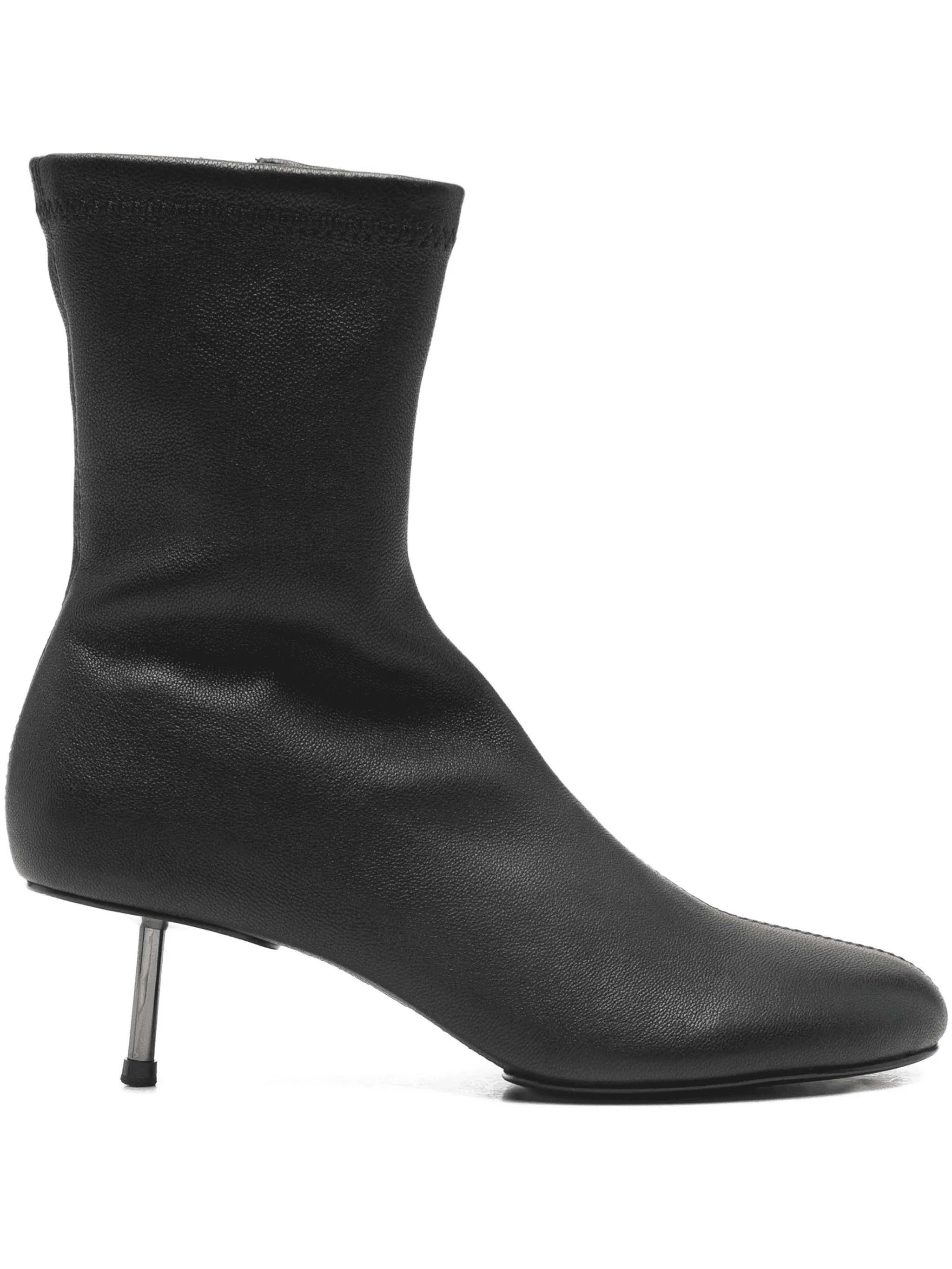 leather heel boots - Image 1