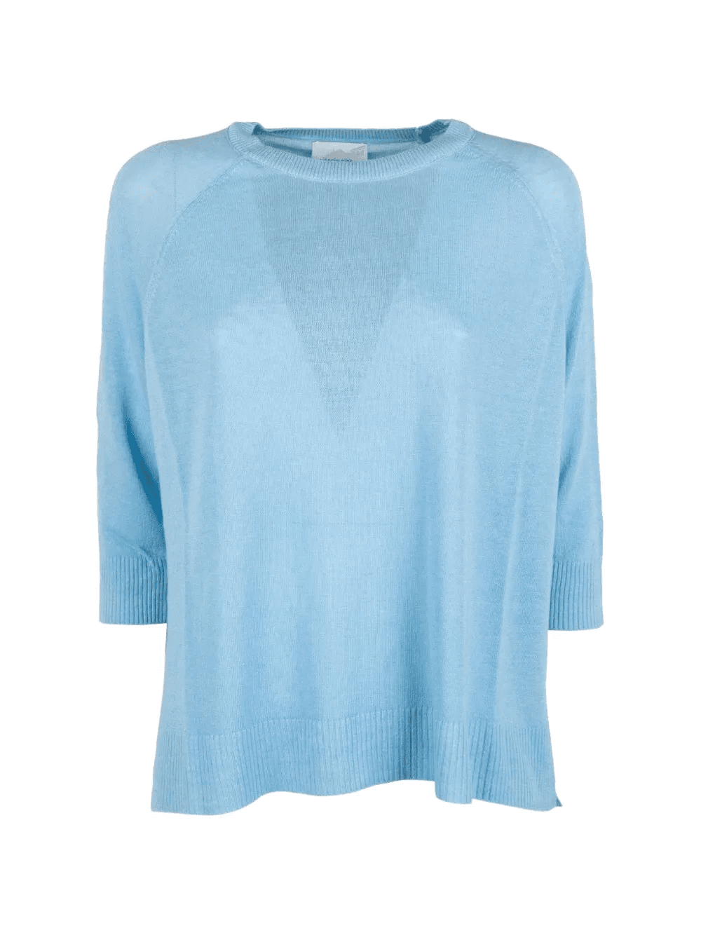 raglan-sleeve fine-knit sweater - Image 1