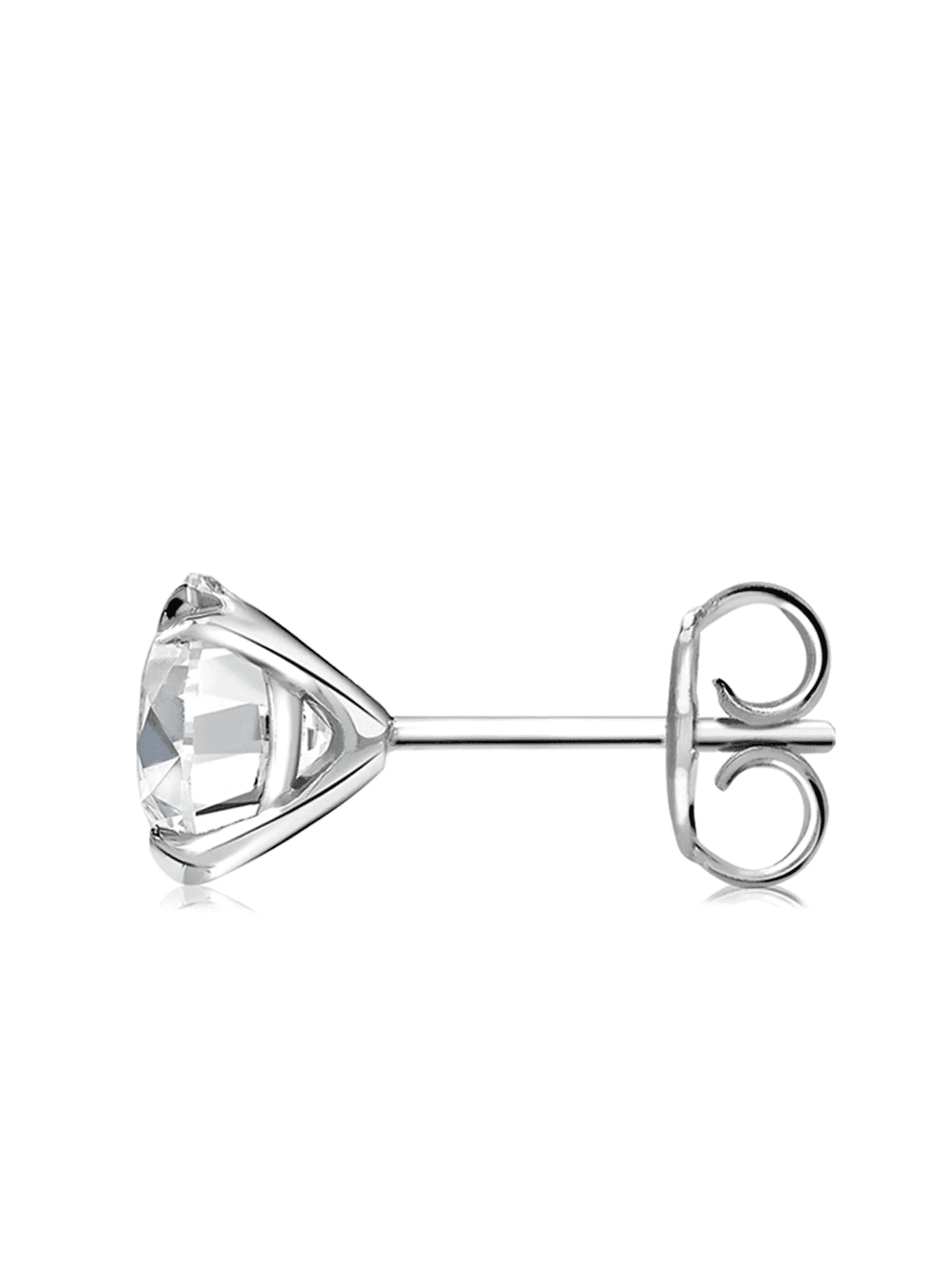 18kt white gold diamond Windsor stud earrings - Image 1