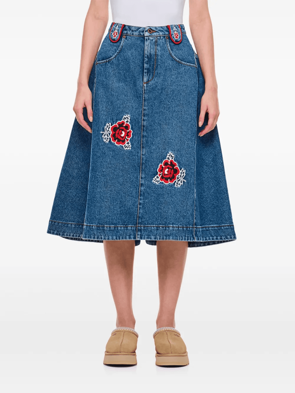 Abi denim mid skirt - Image 1