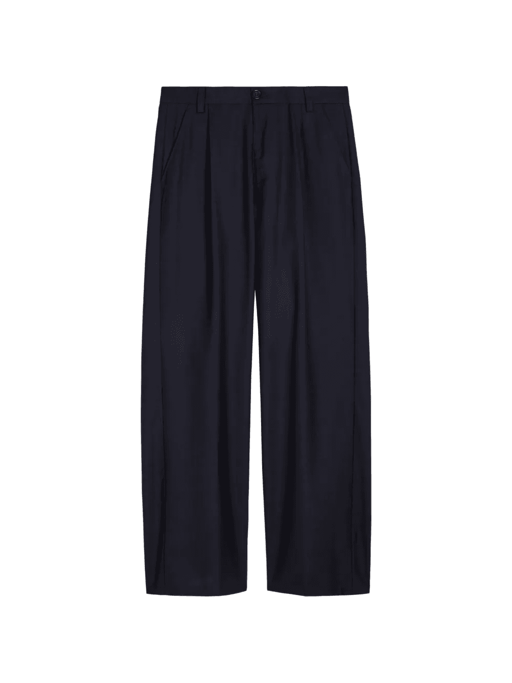 wide-leg wool pleated trousers - Image 1