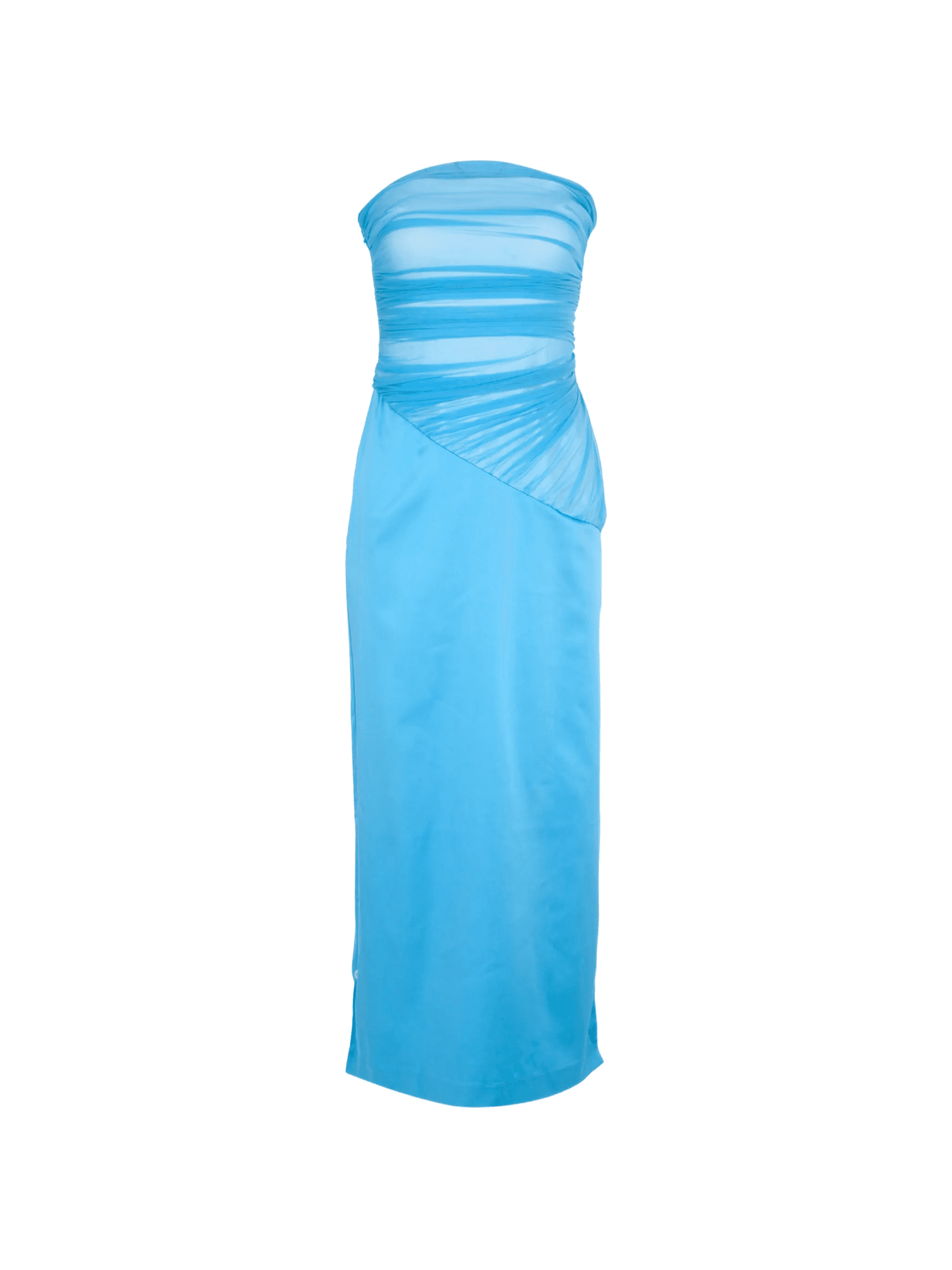 Aryn strapless ruched dress - Image 1