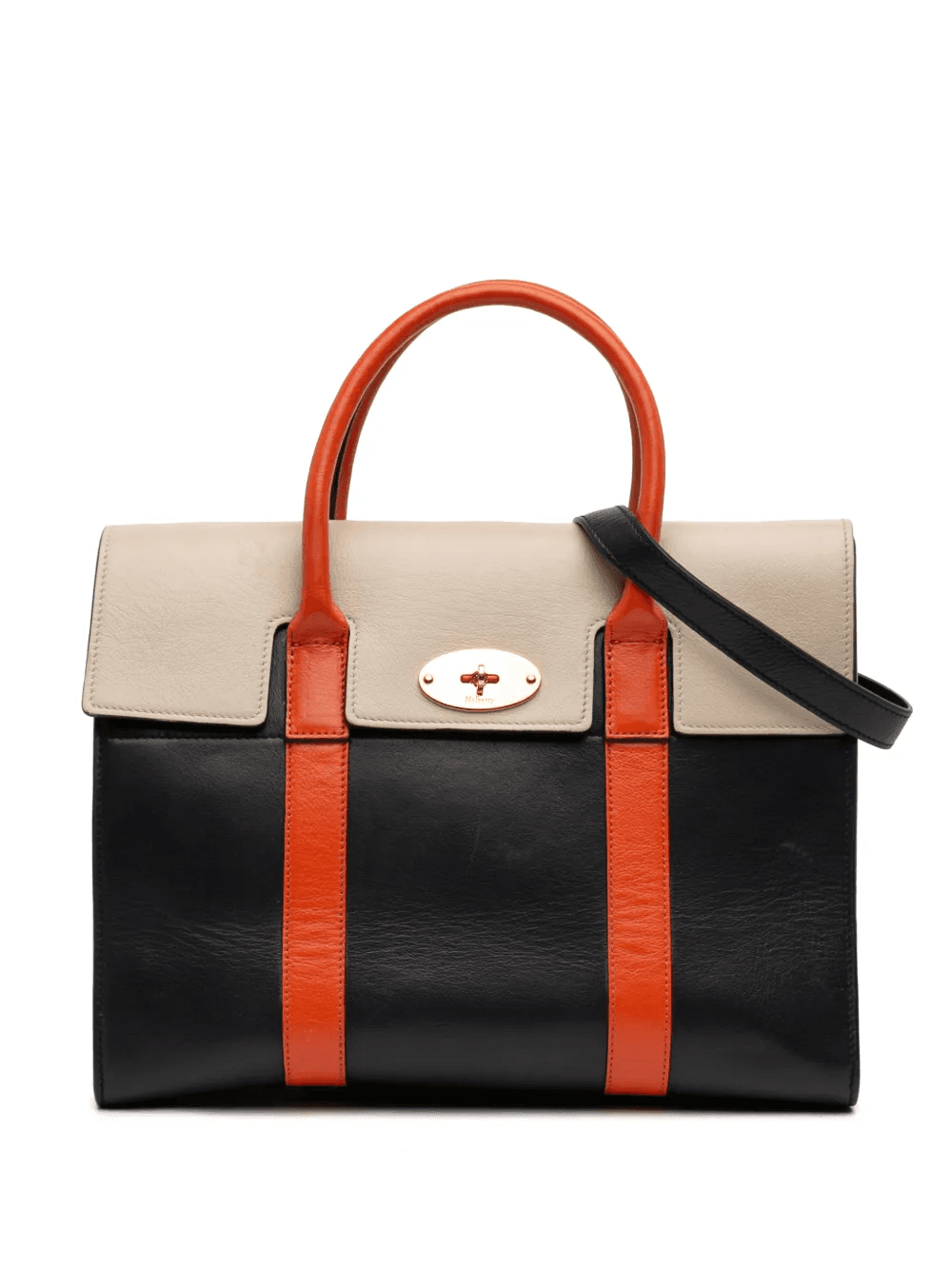 2017-2025 Tricolor Smooth Calfskin Bayswater satchel - Image 1