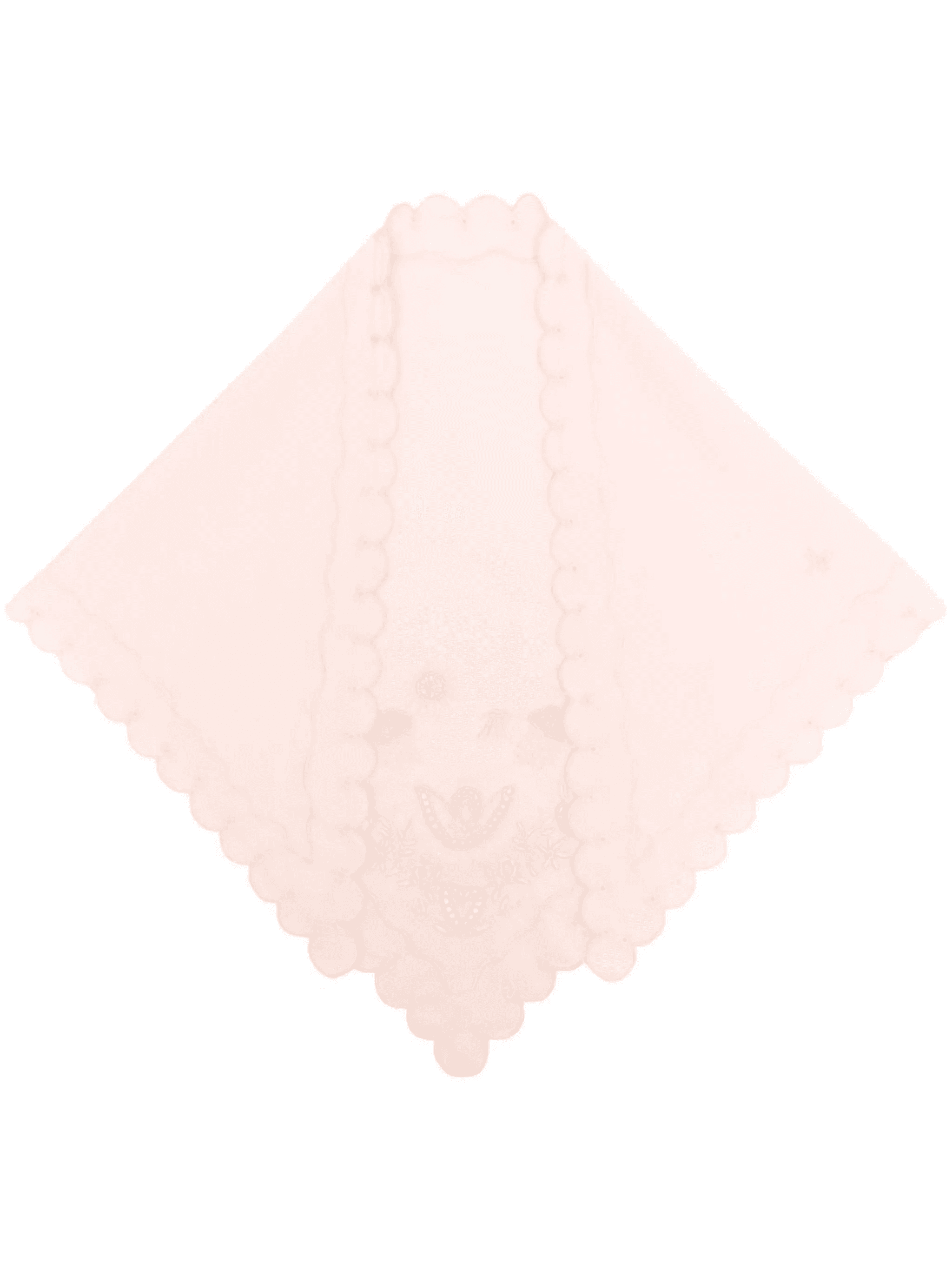 broderie-anglaise cotton scarf - Image 1