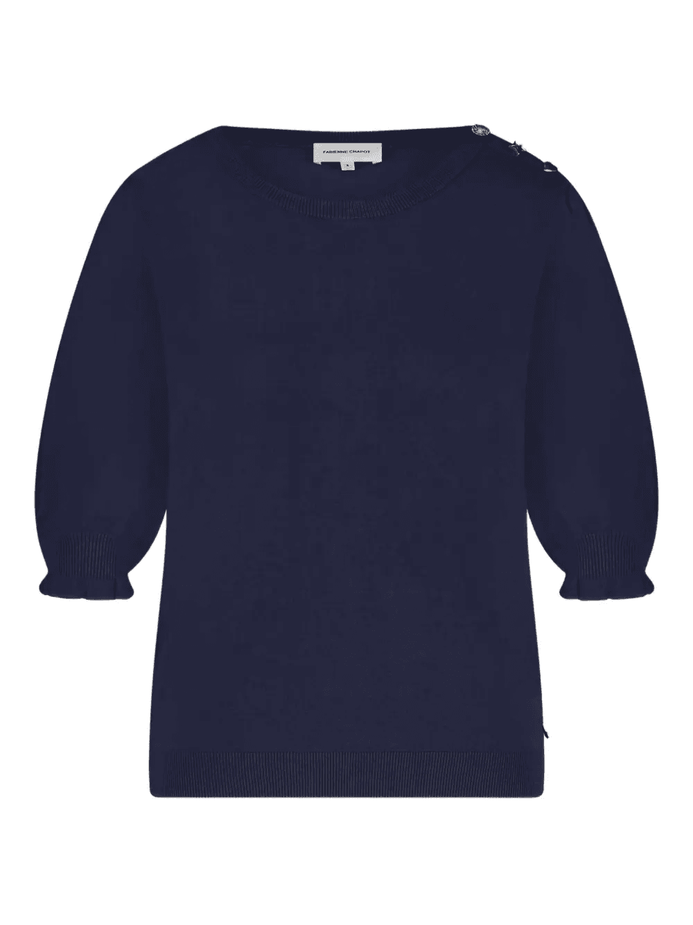 ruffle-detailing T-shirt - Image 1