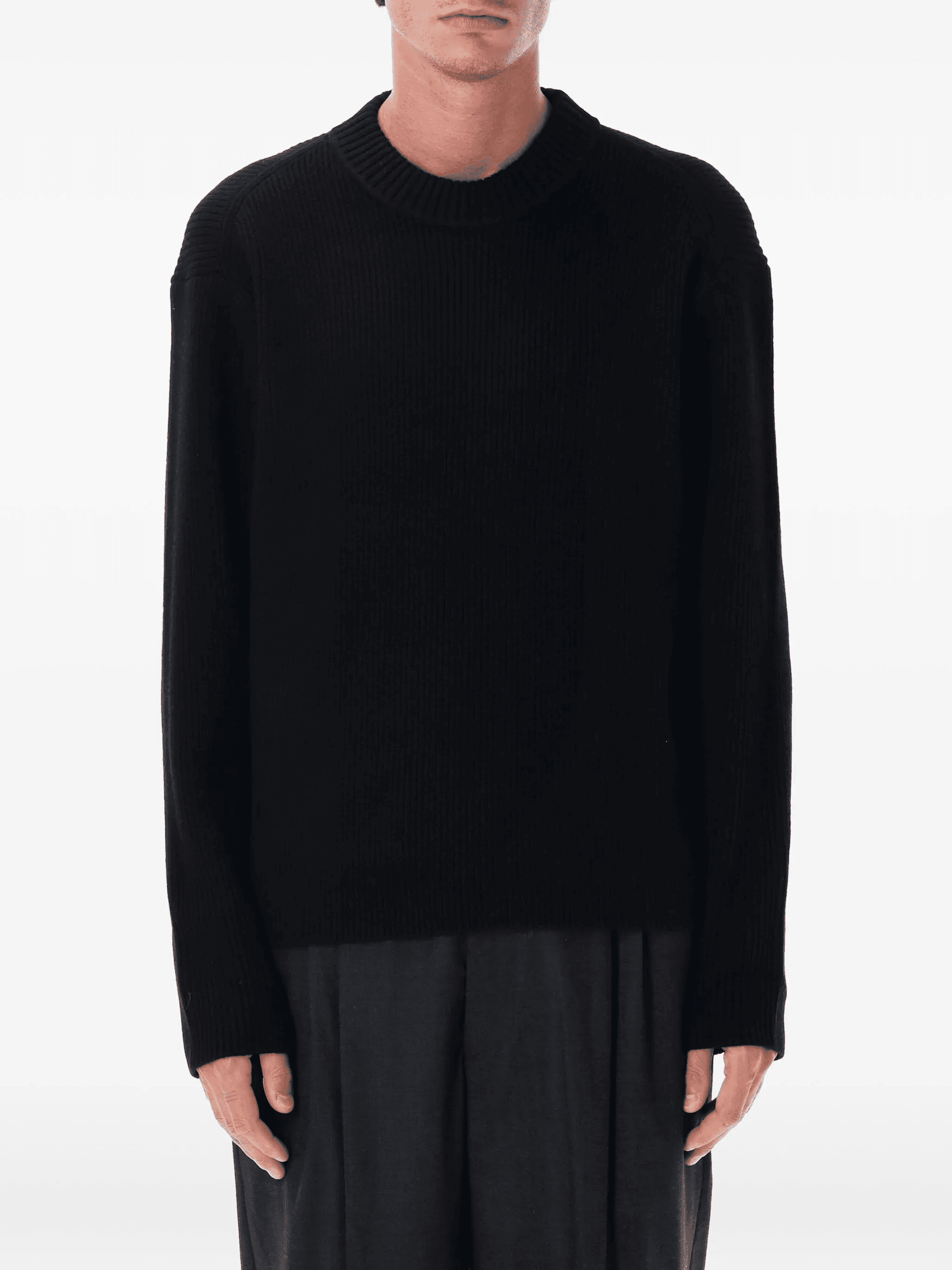 Naval ribbed crew-neck sweater - Image 1