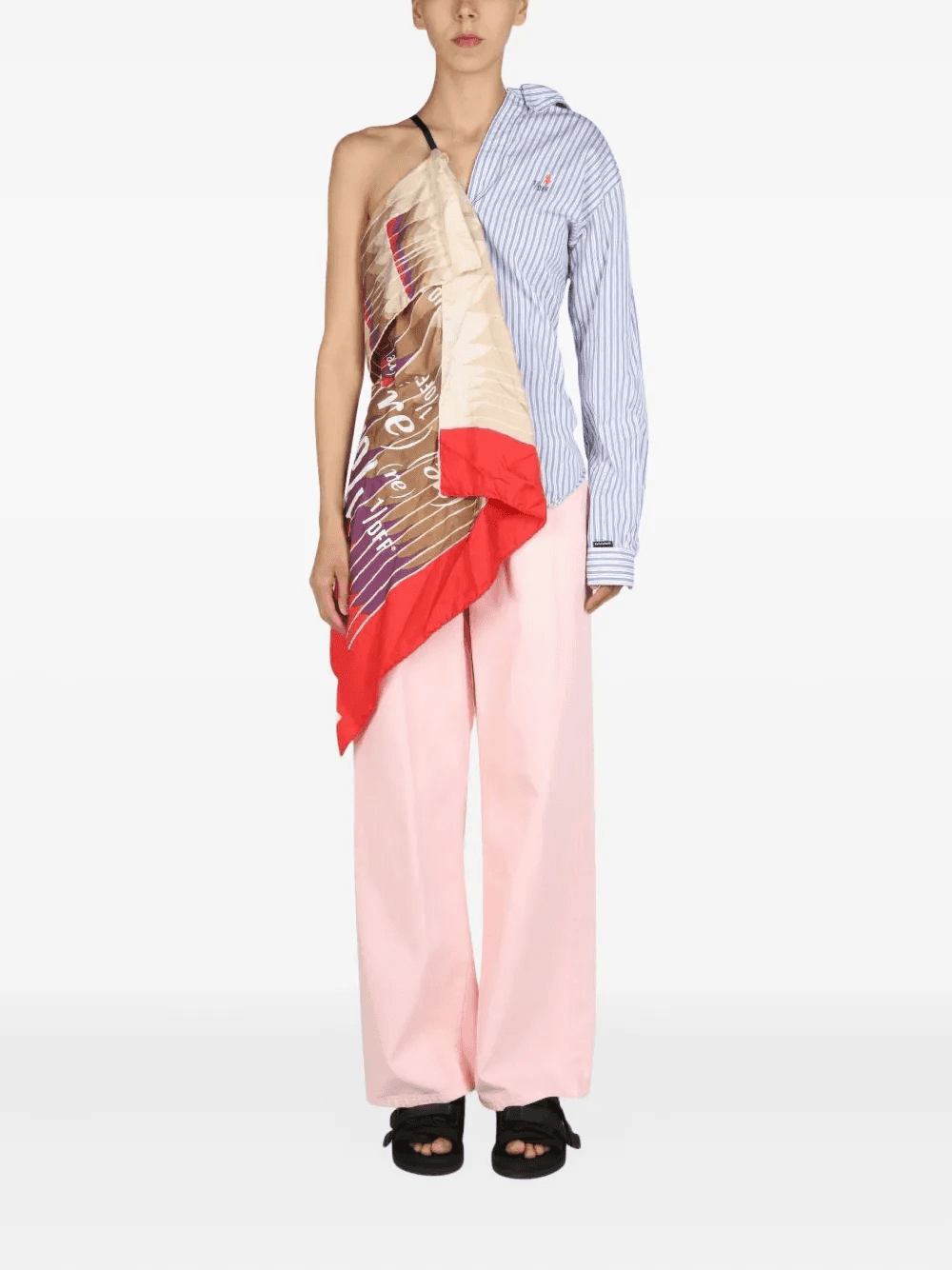 striped scarf dress - Image 1