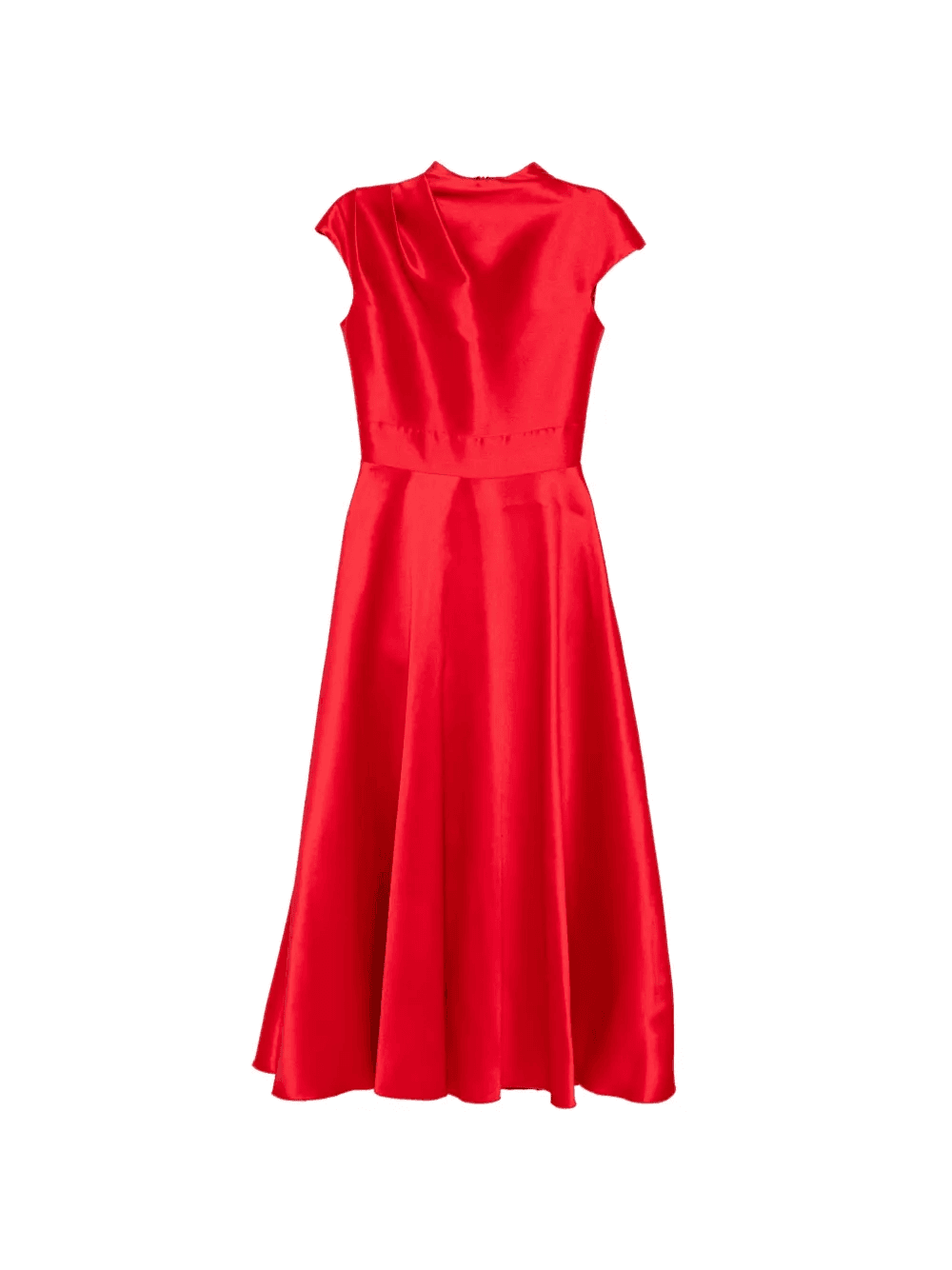 cap-sleeves midi dress - Image 1