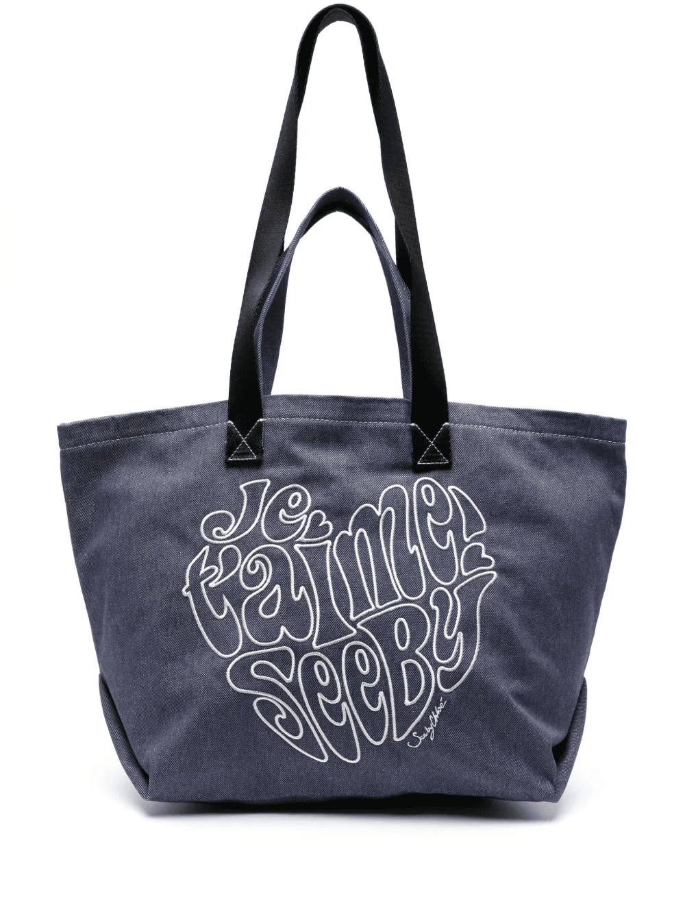 Je T'aime denim tote bag - Image 1