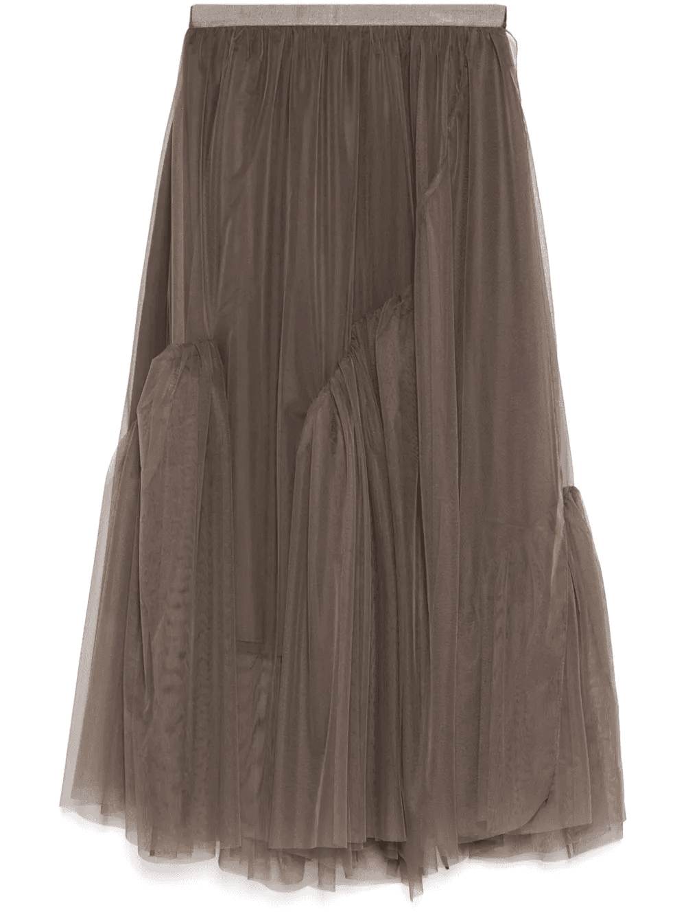 a-line flounce hem waist skirt - Image 1