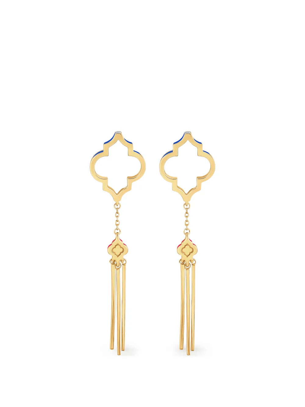 Morocco enamel earrings - Image 1