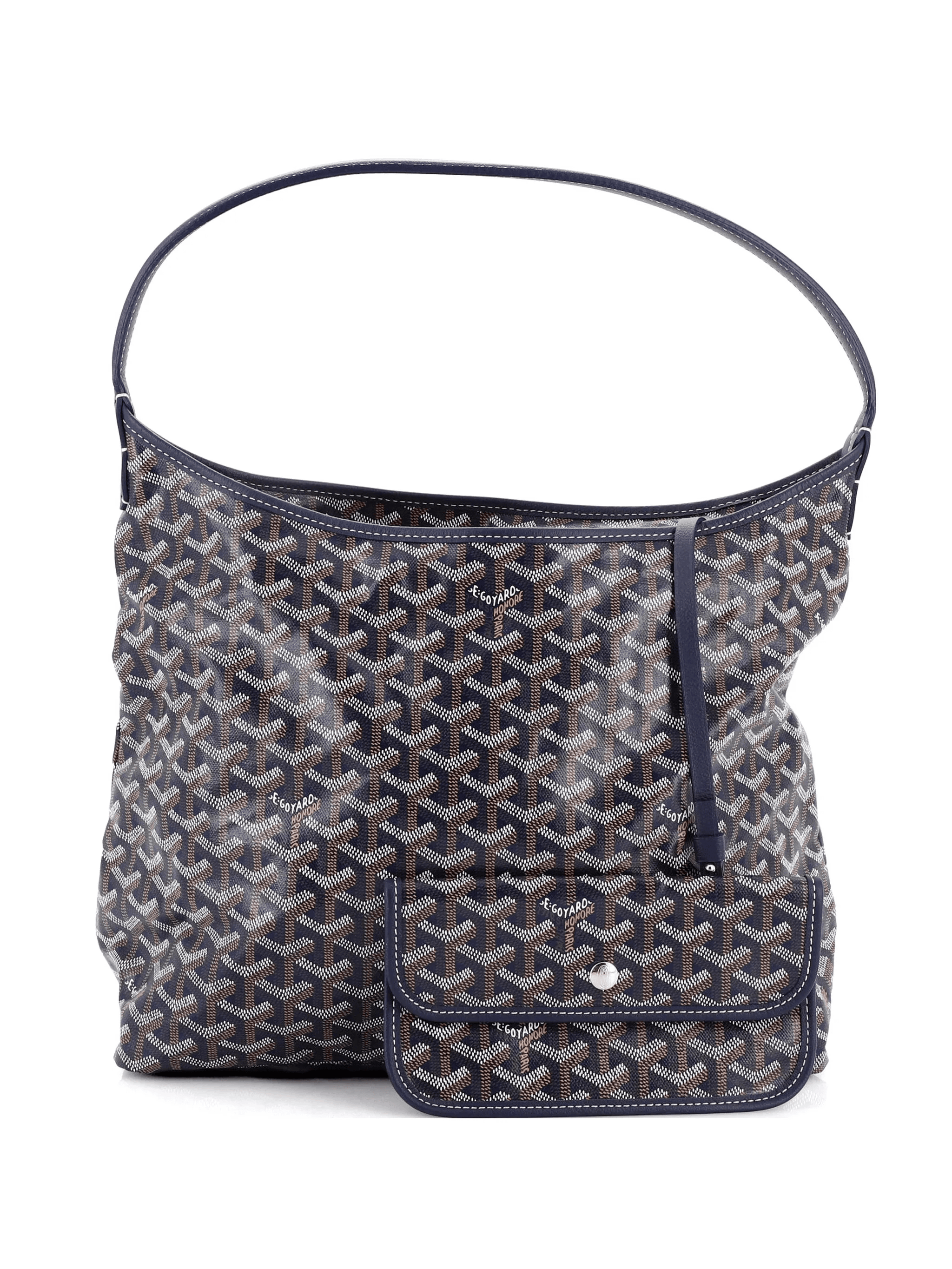 Boheme Printed Coated Canvas hobo bag - Image 1