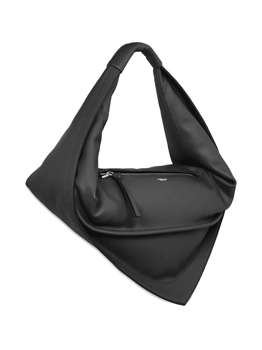 padded smooth grain tote bag - Image 1