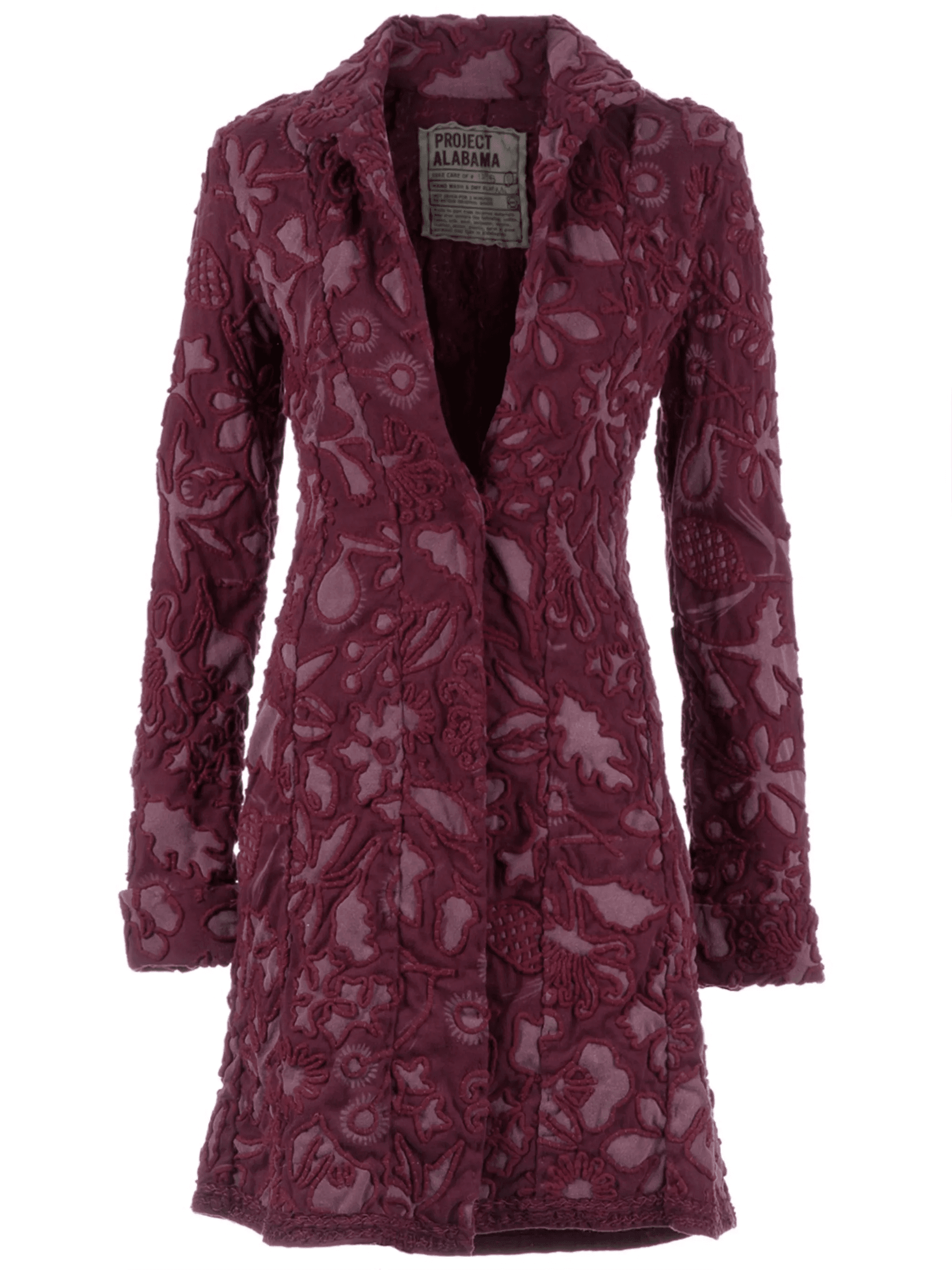 patterned coat - Image 1