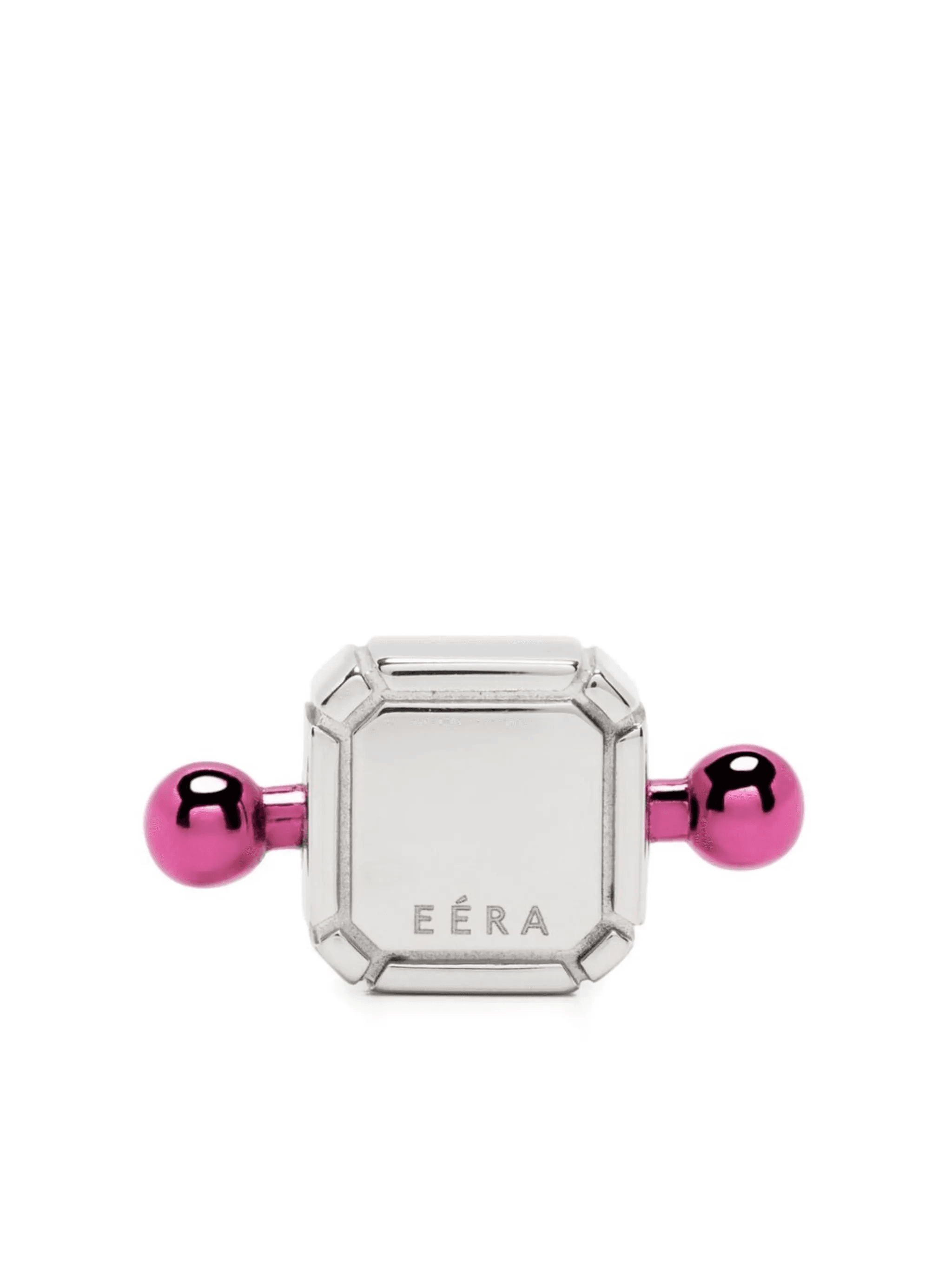 18kt white gold Square Bar stud earring - Image 1