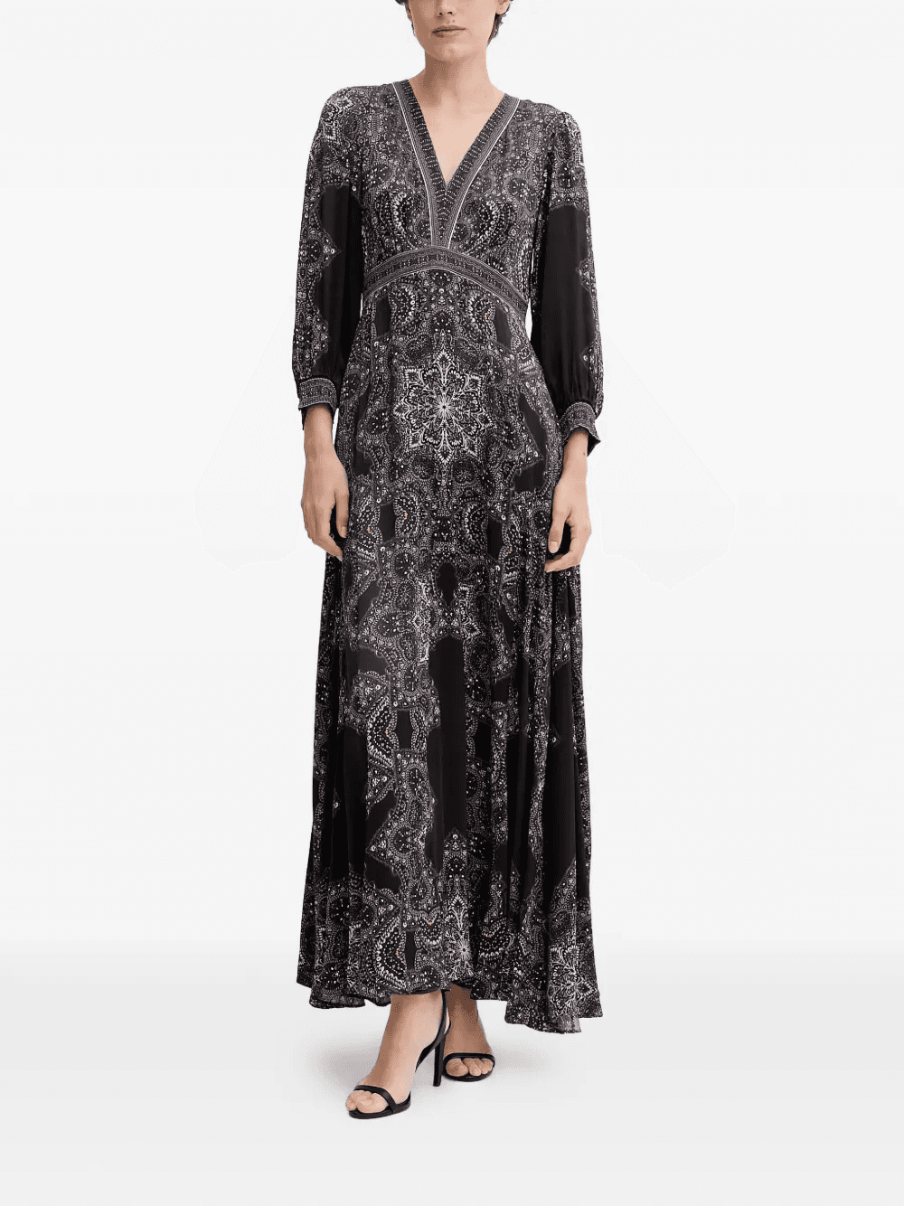 Belen V-neck maxi dress - Image 1