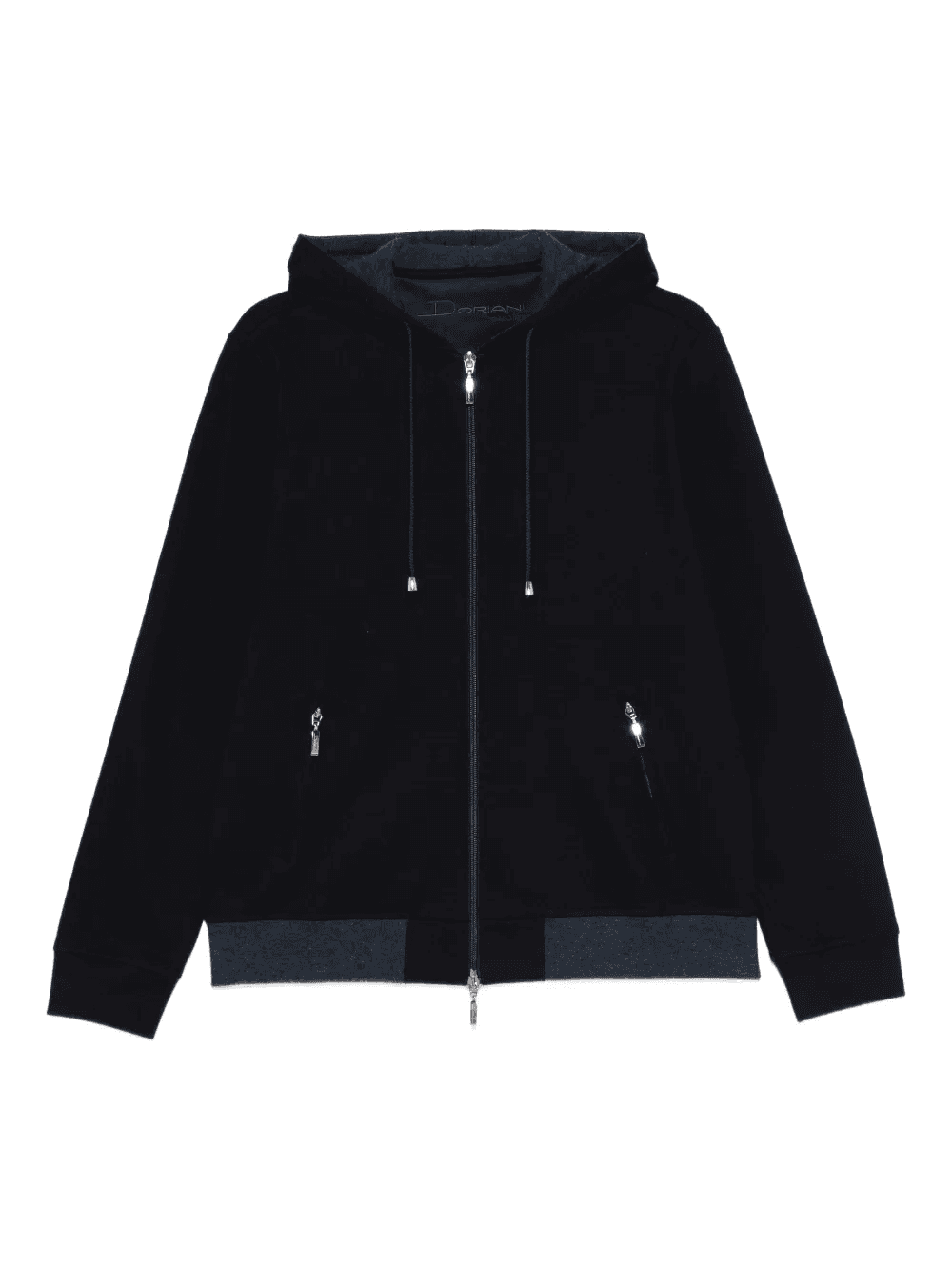 zip-fastening hoodie - Image 1