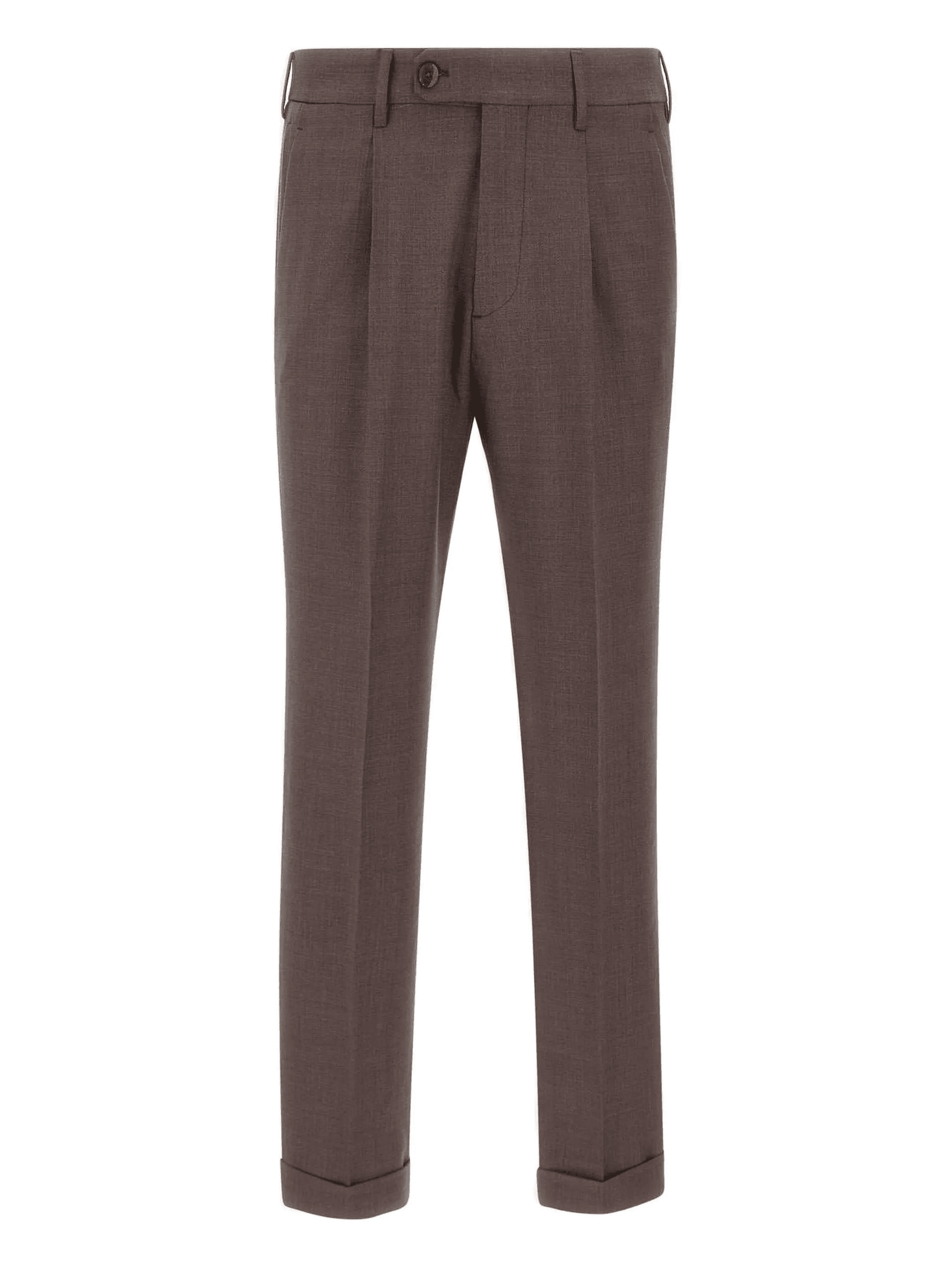 pleated-front trousers - Image 1