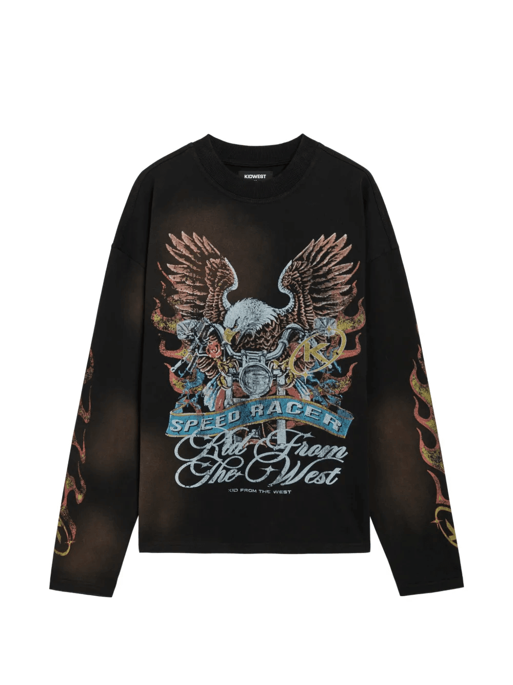 graphic-print long-sleeve T-shirt - Image 1