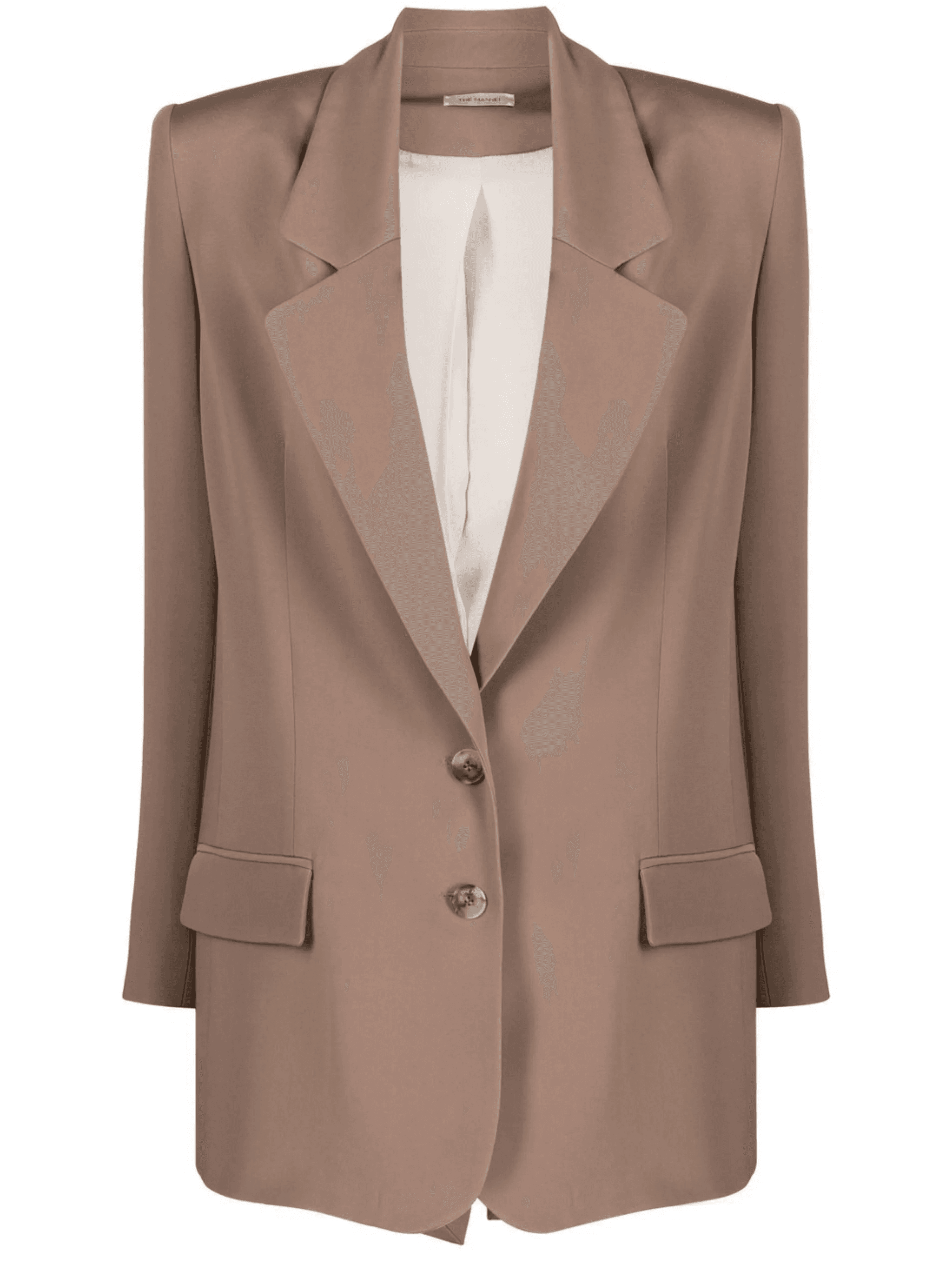 notched-lapel single-breasted blazer - Image 1