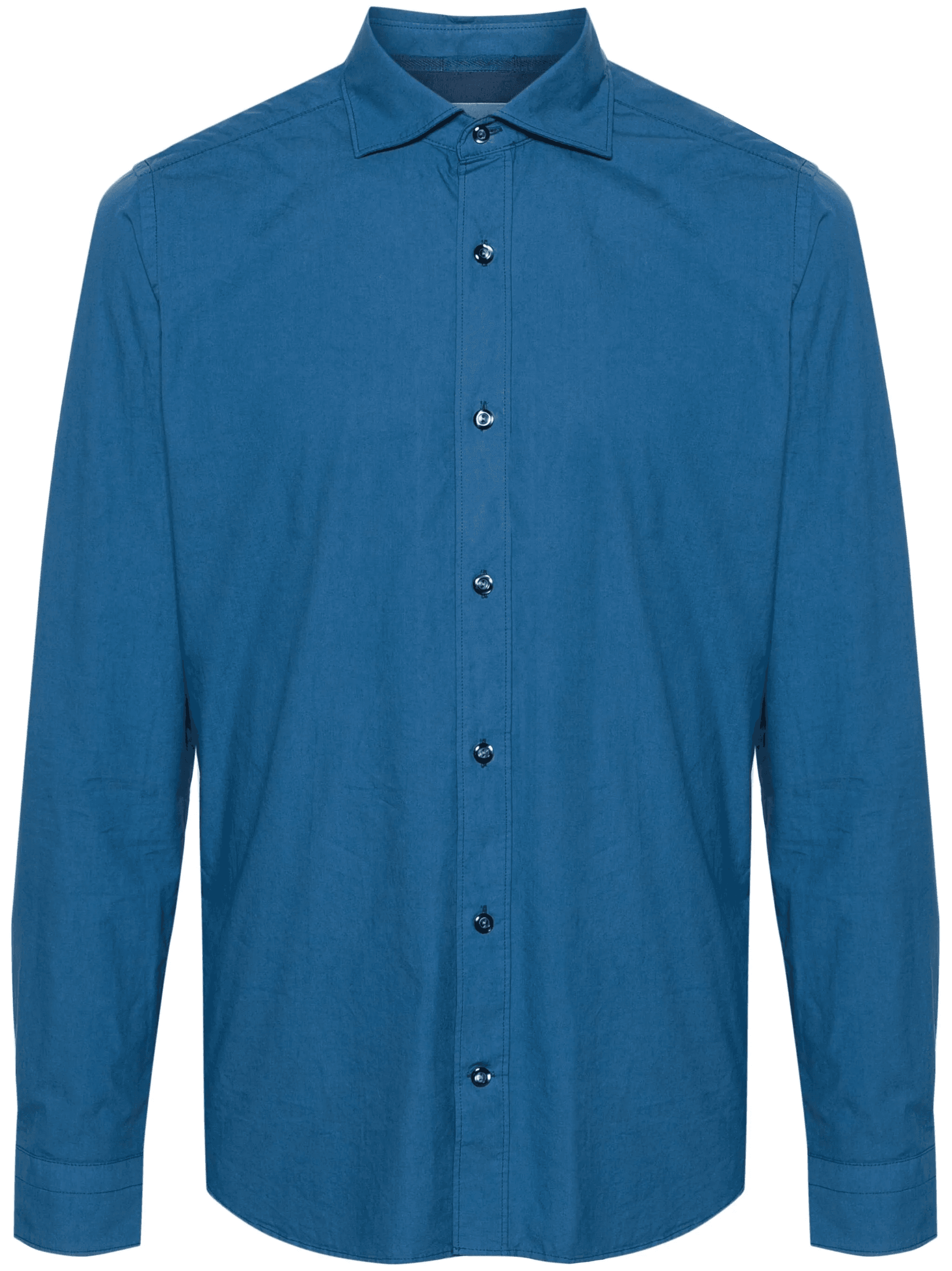 cutaway-collar cotton shirt - Image 1