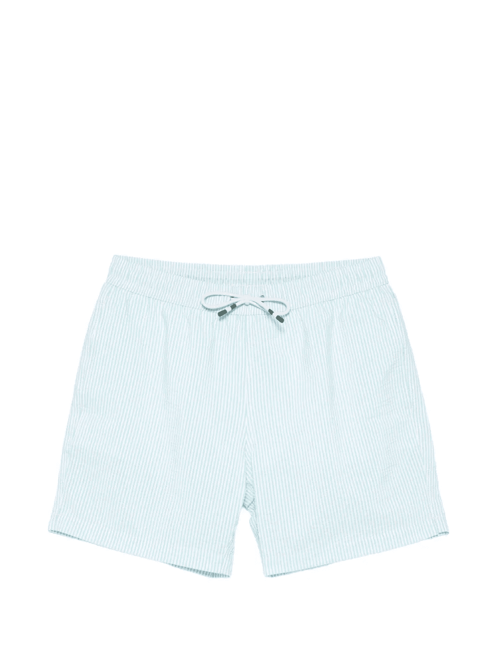 seersucker stripe-pattern swim shorts - Image 1
