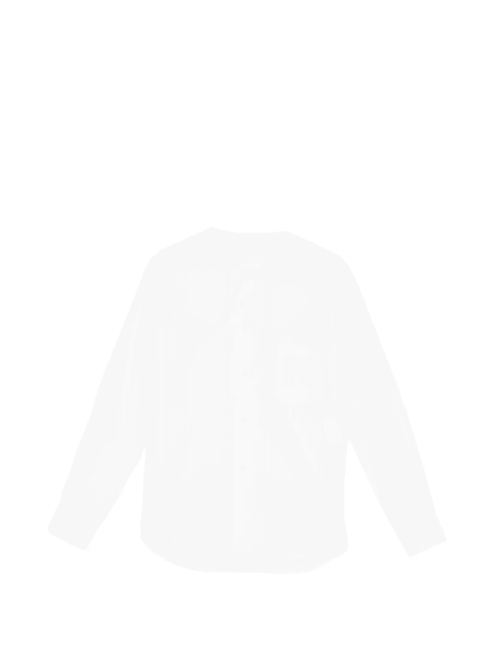 spread collar long-sleeve shirt - Image 1