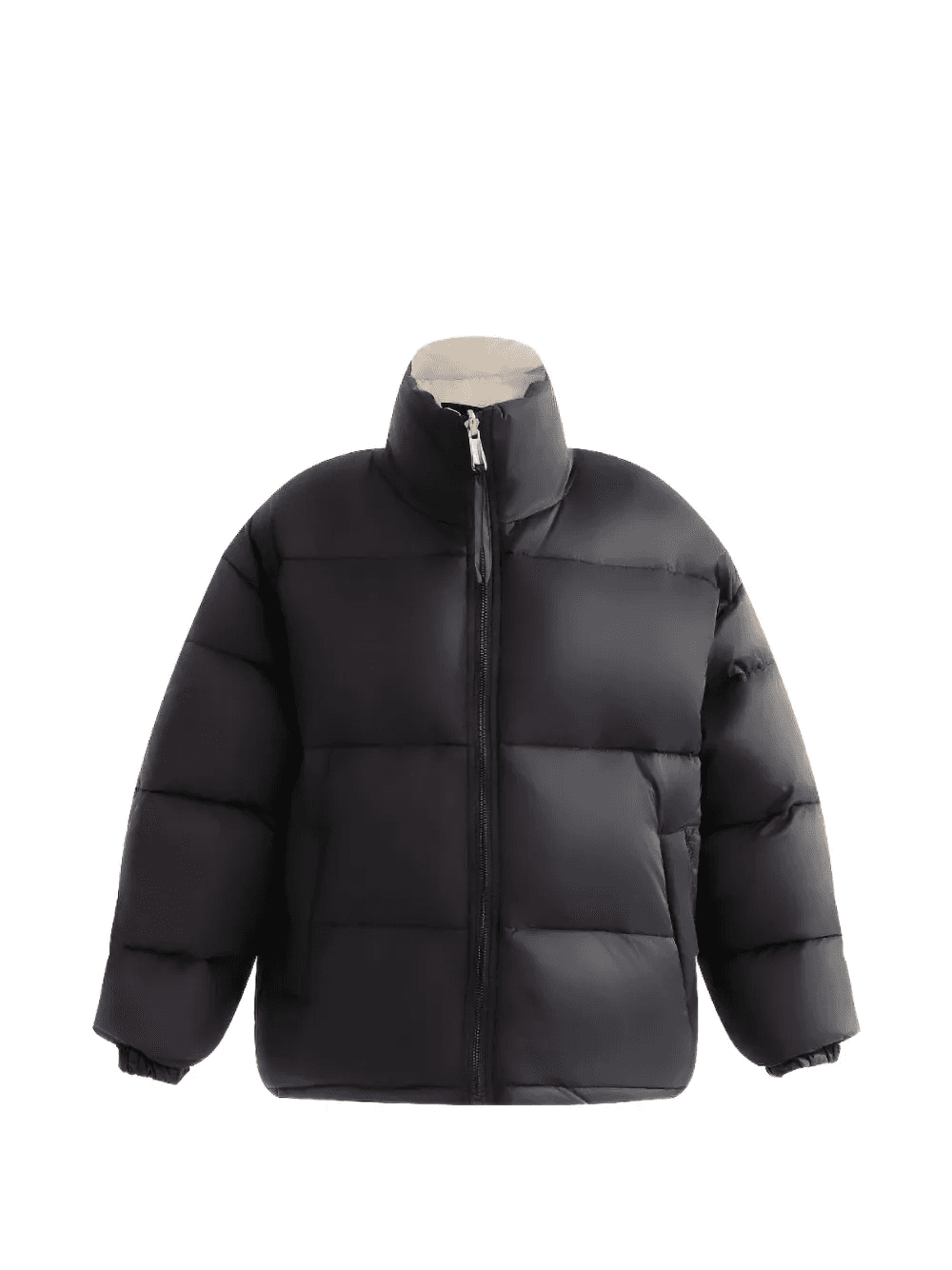 high-neck puffer jacket - Image 1
