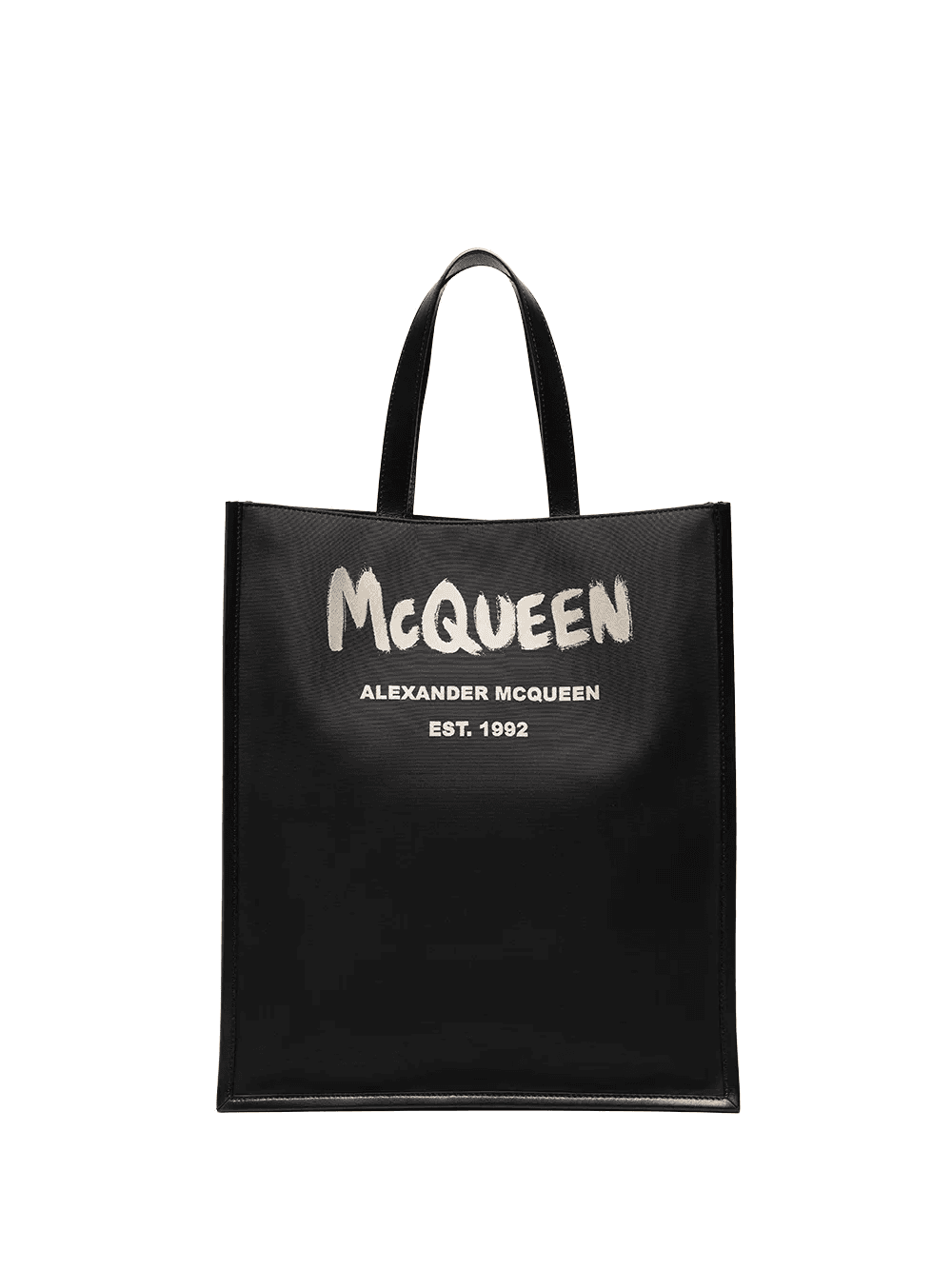 brushed logo tote bag - Image 1