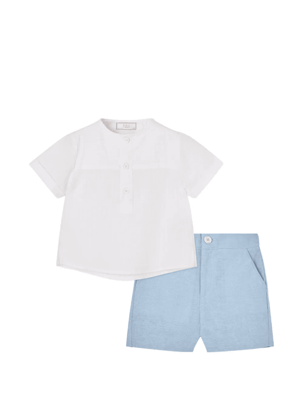 buttoned shorts set - Image 1