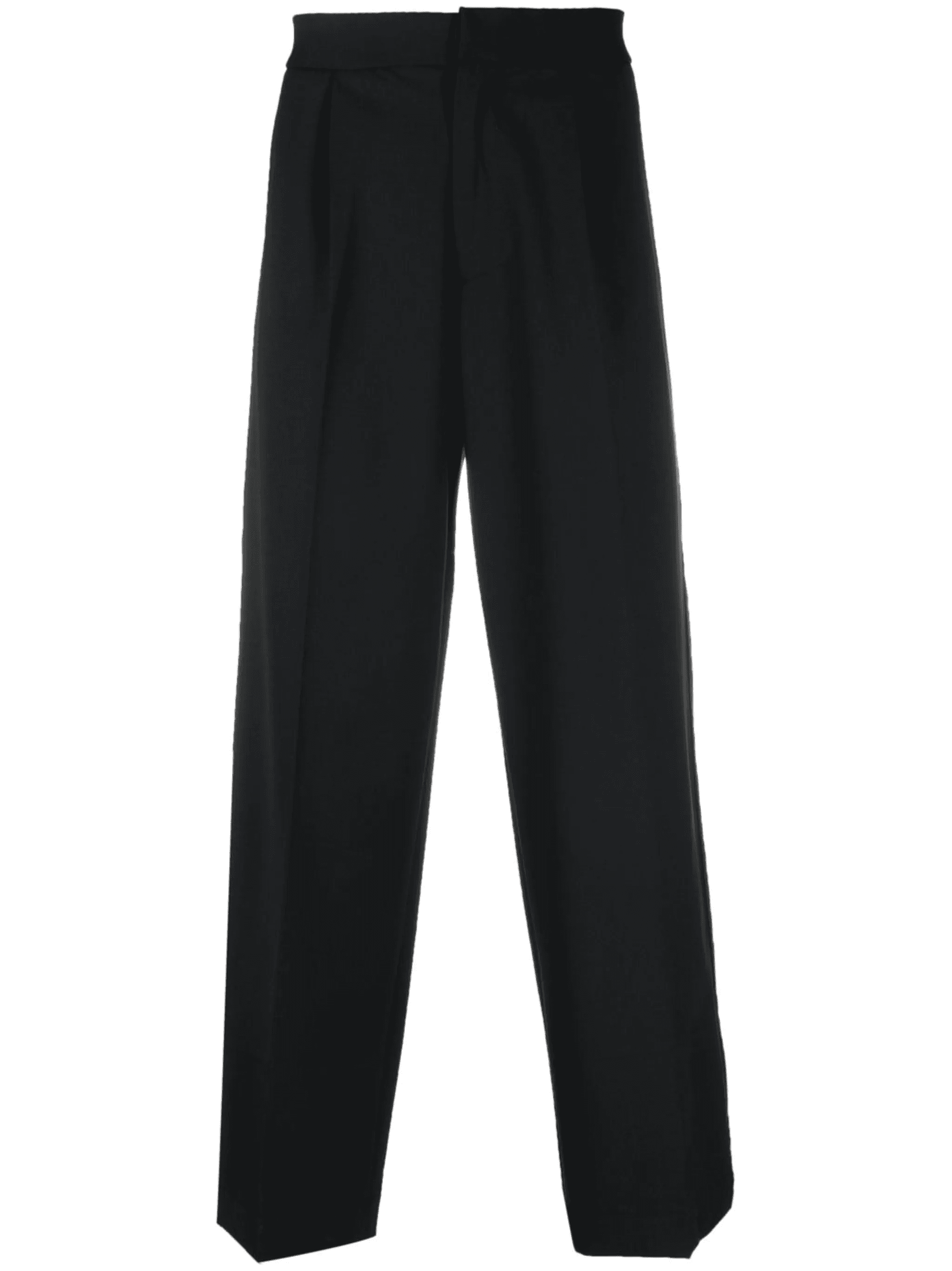 pleated straight-leg trousers - Image 1