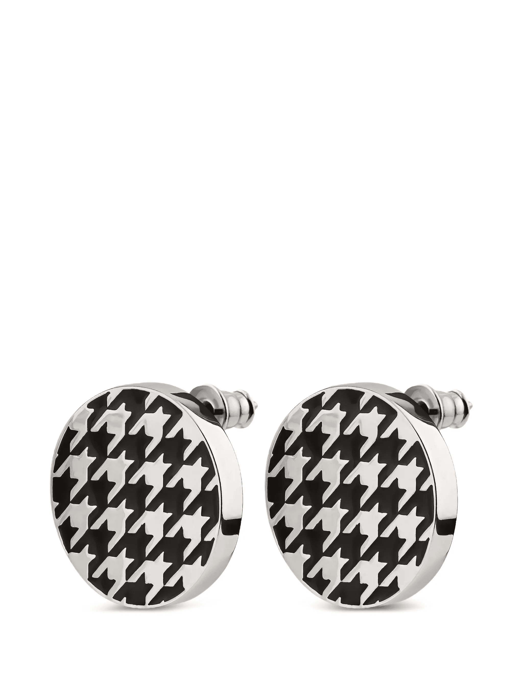 houndstooth stud earrings - Image 1