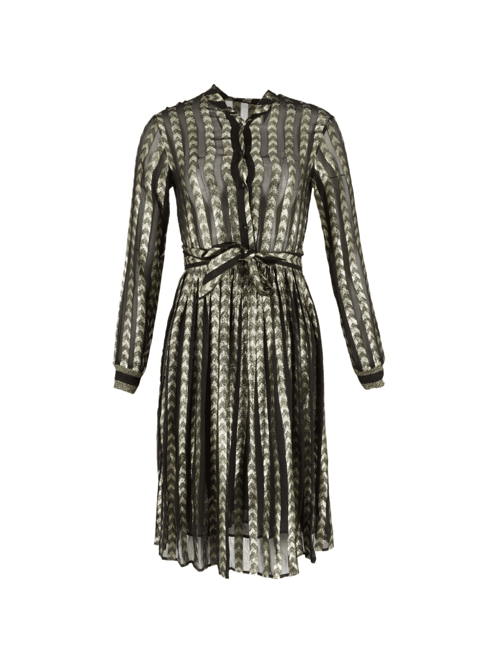 shirt metallic dress - Image 1