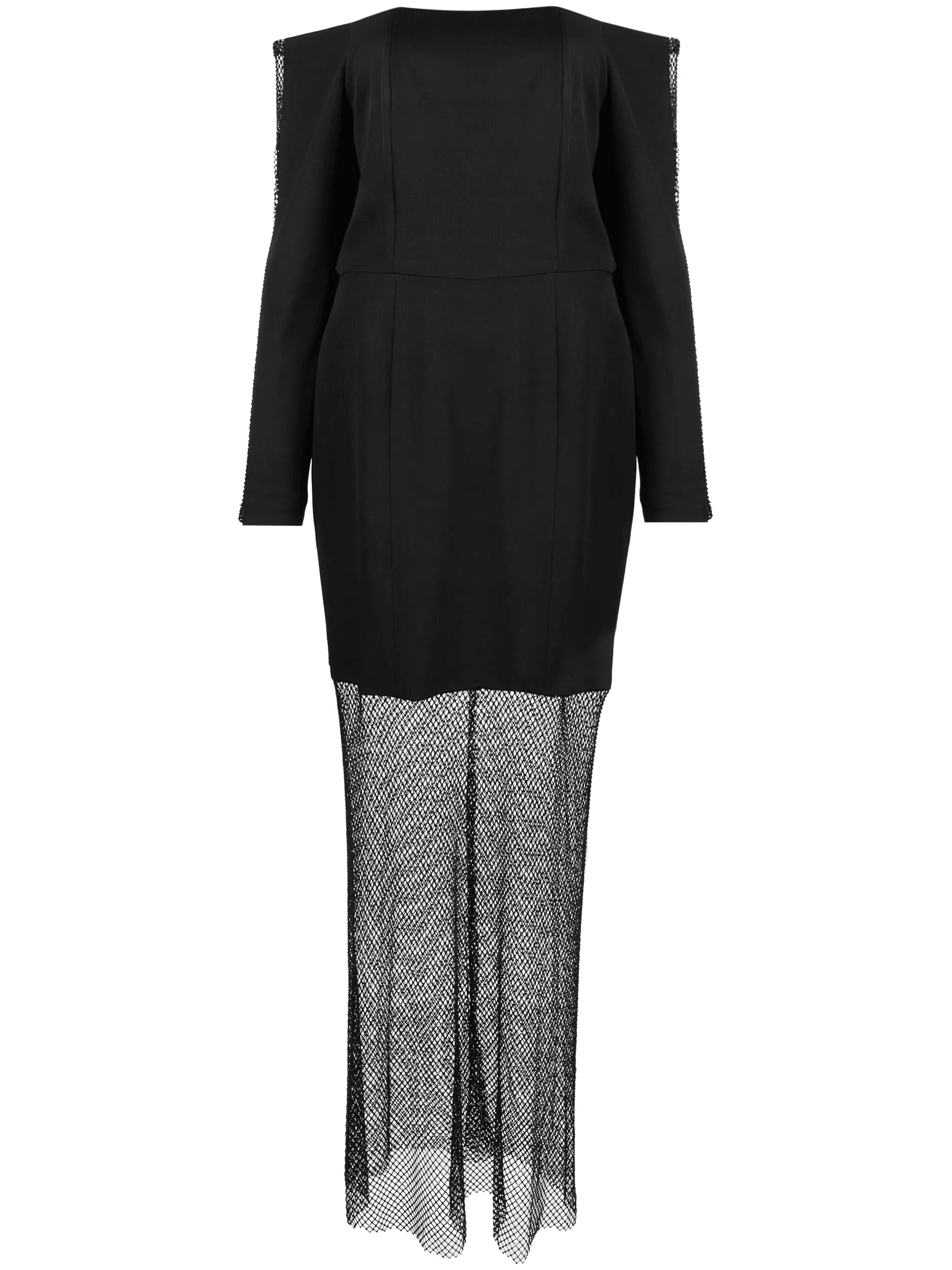 rhinestone-embellished off-shoulder gown - Image 1