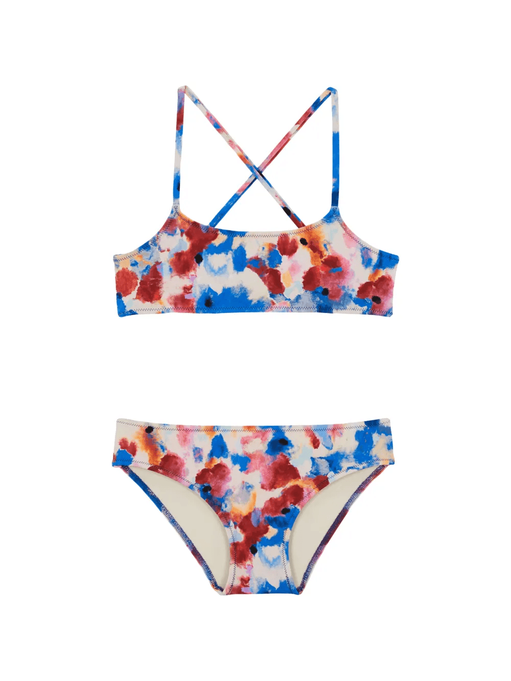Flowers in the Sky-print bikini set - Image 1