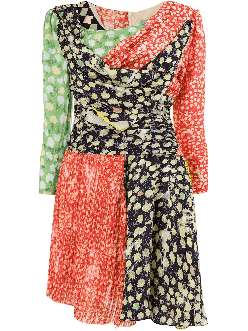 short printed dress - Image 1