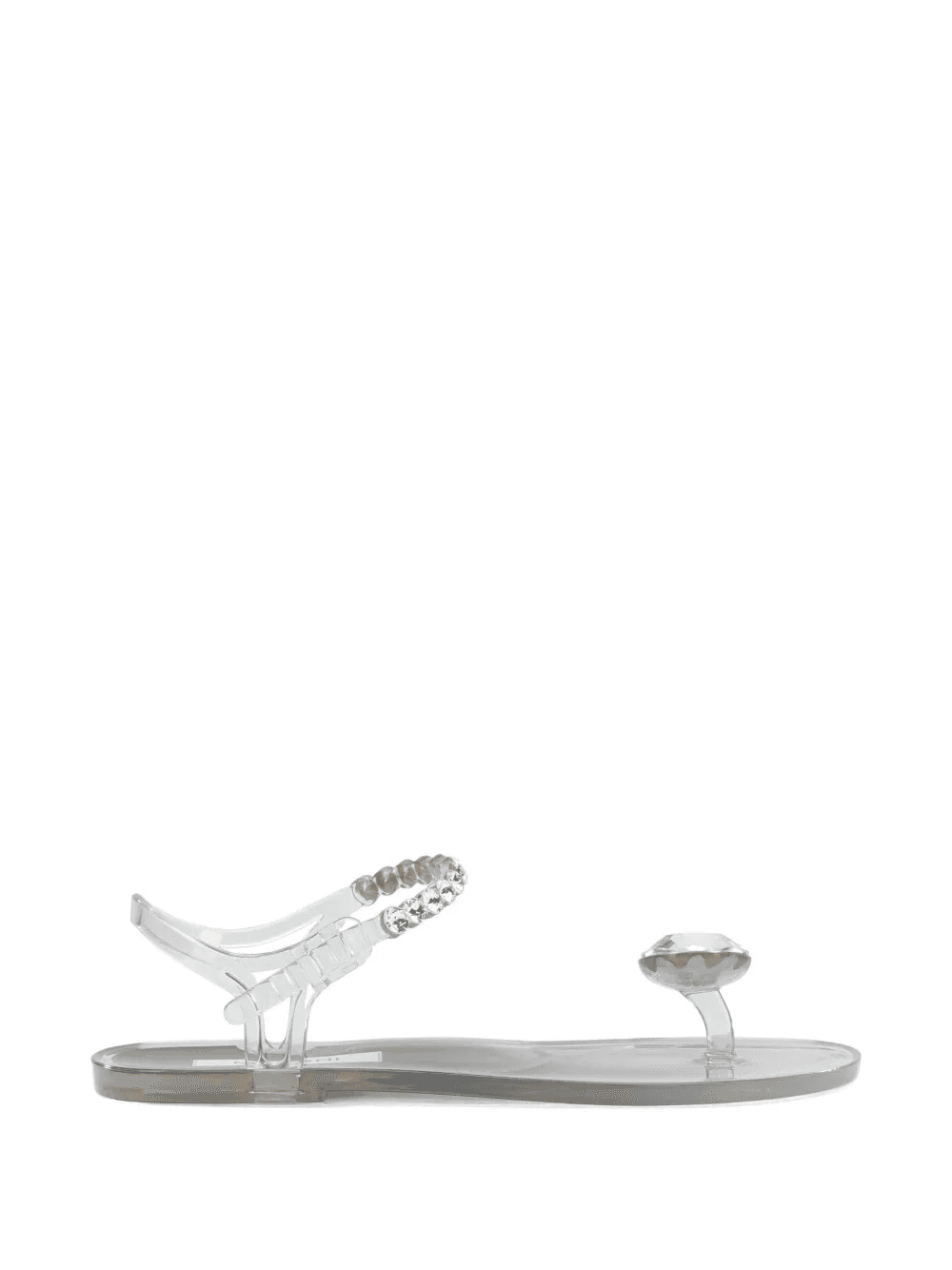 crystal-embellished thong sandals - Image 1