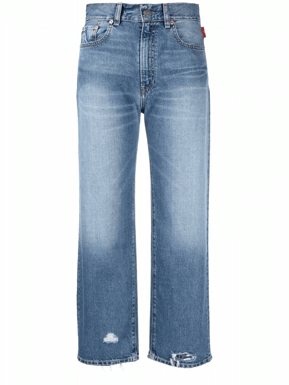 mid-rise cropped jeans - Image 1