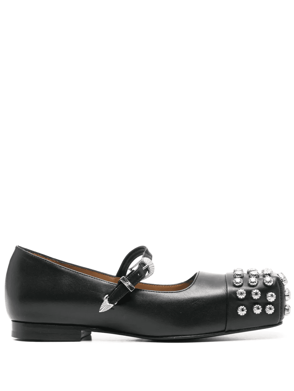 stud-detail ballet flats - Image 1