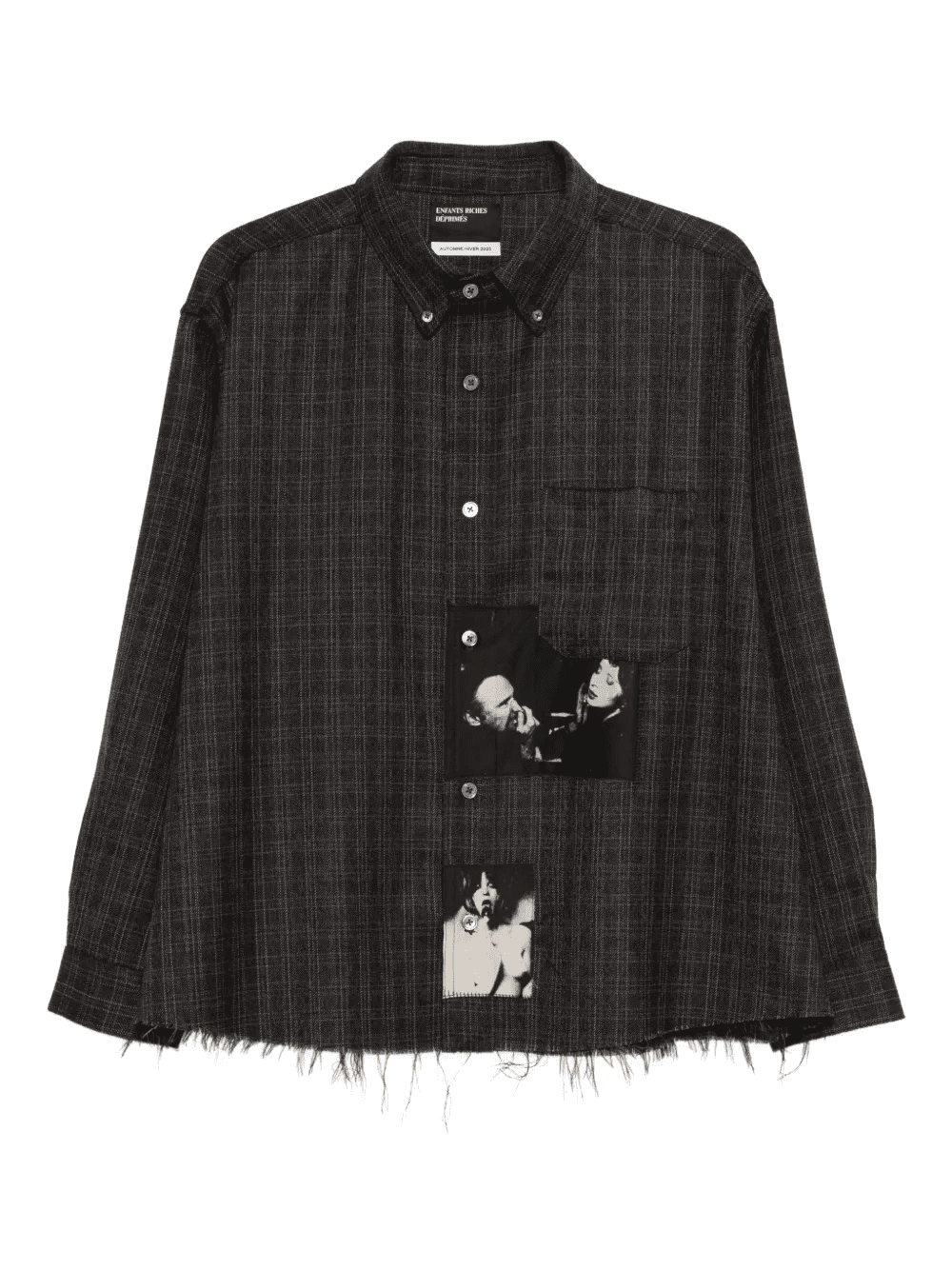 plaid-pattern shirt - Image 1