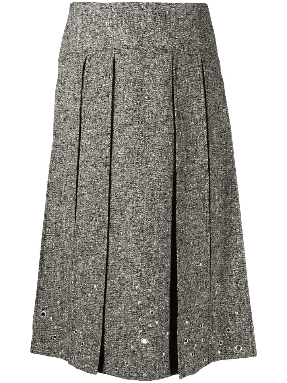 pleated mid-length skirt - Image 1