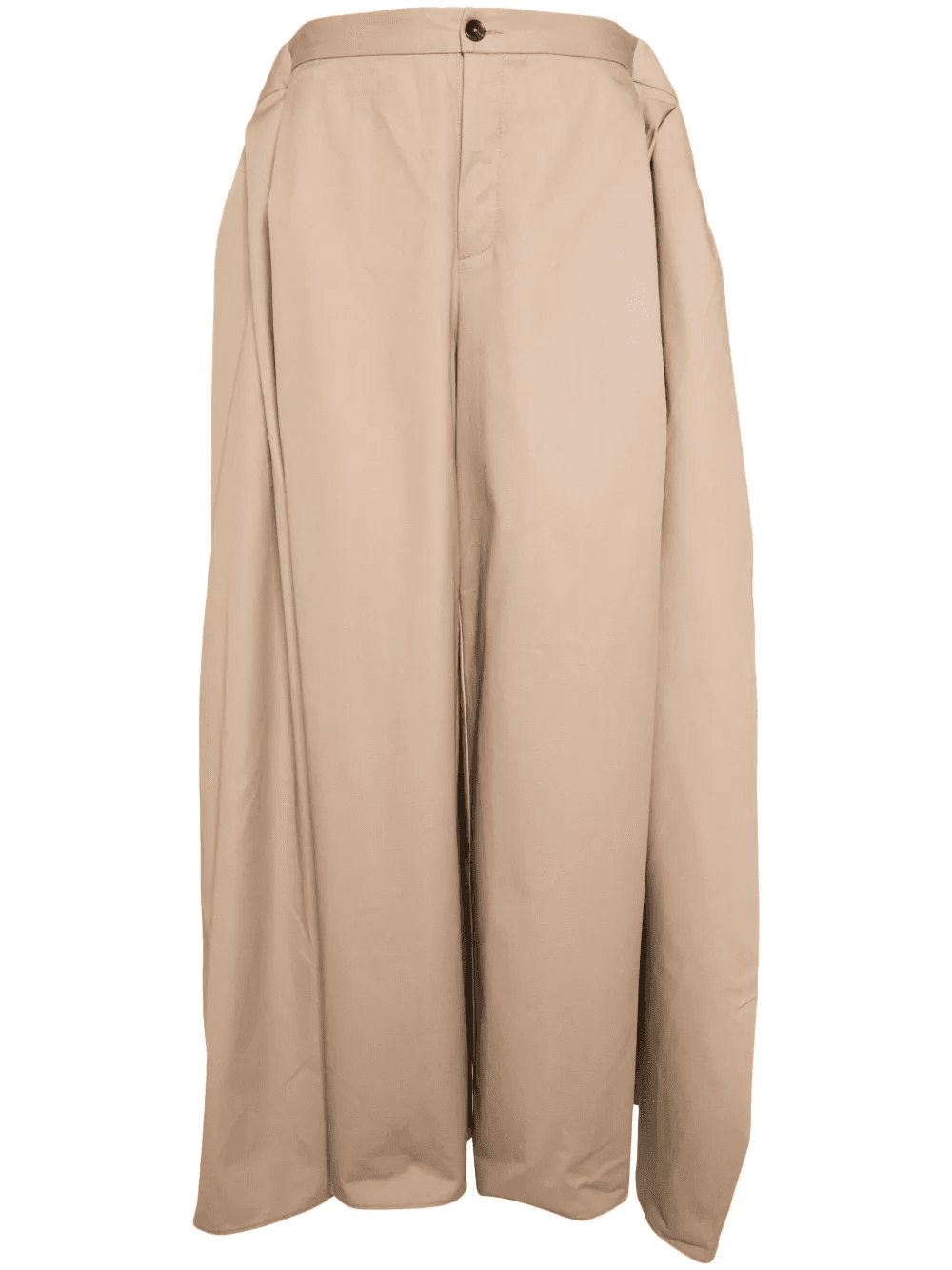 draped straight-leg trousers - Image 1
