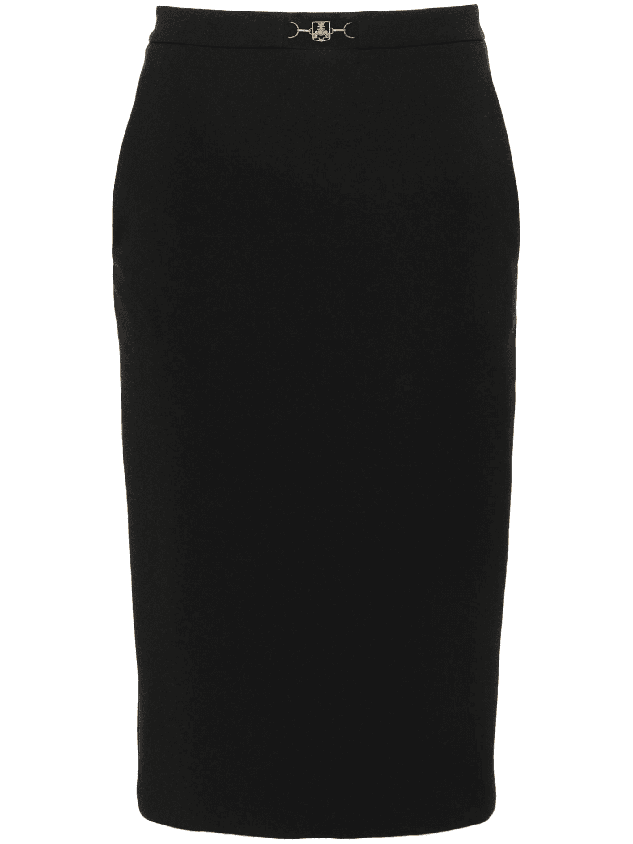 logo-plaque pencil midi skirt - Image 1