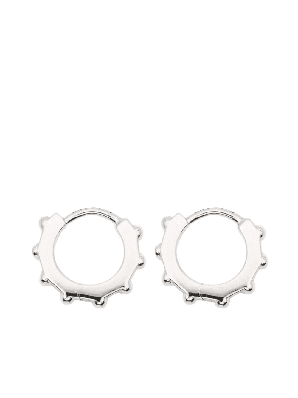 Spur mini hoop earrings - Image 1