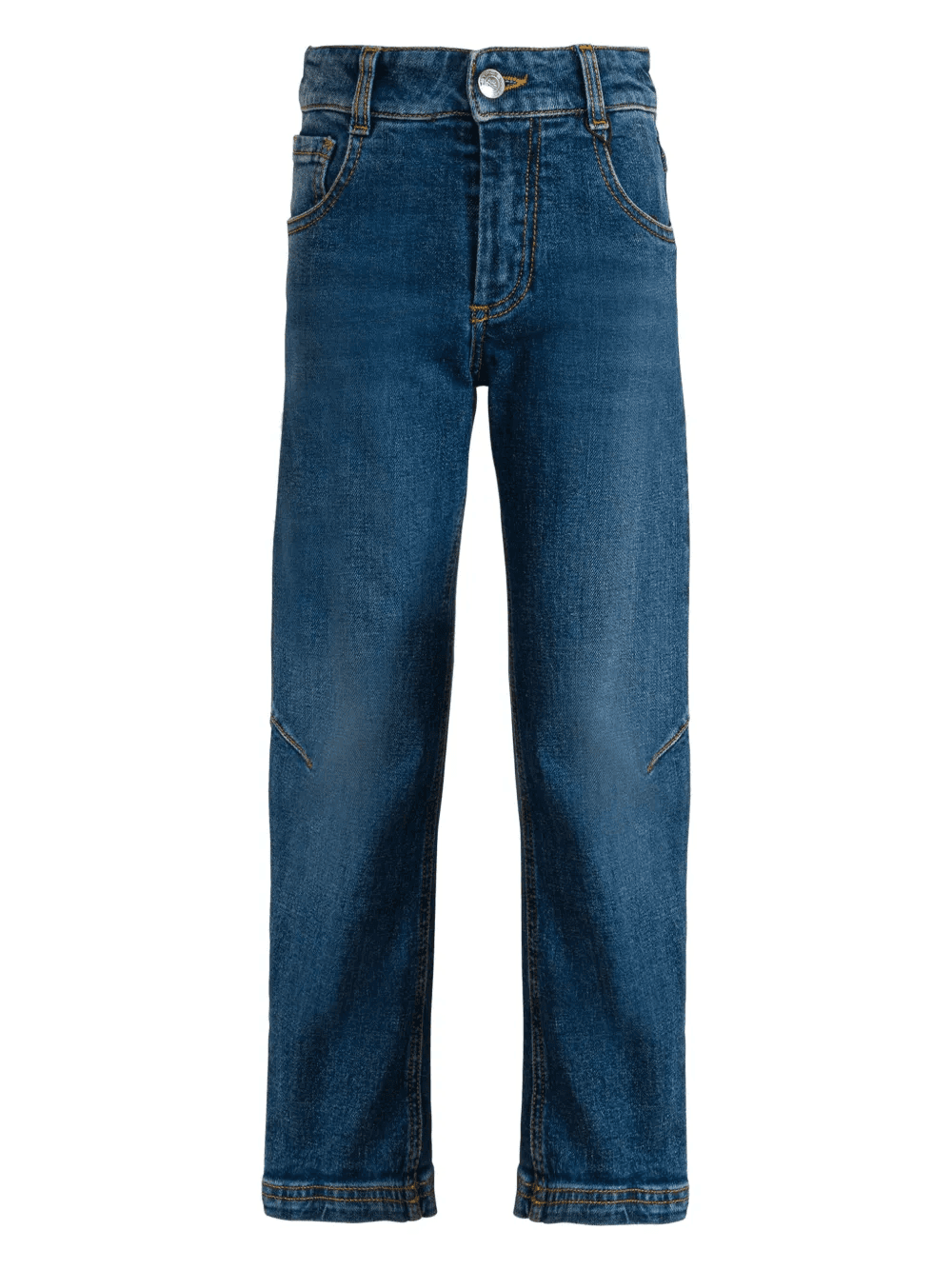 logo-embroidered straight-leg jeans - Image 1