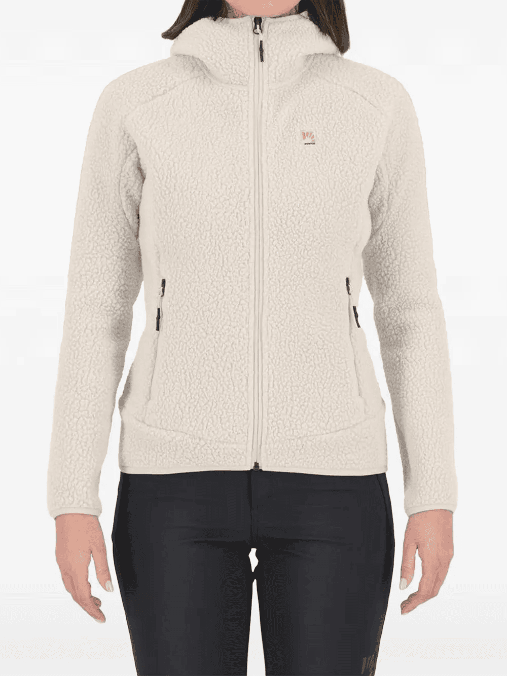 sherpa-fleece zip-up hoodie - Image 1