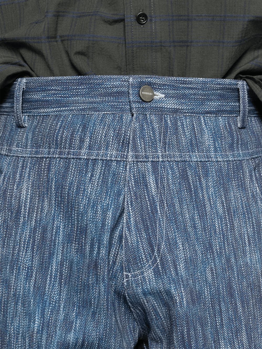 textured jeans - Image 1
