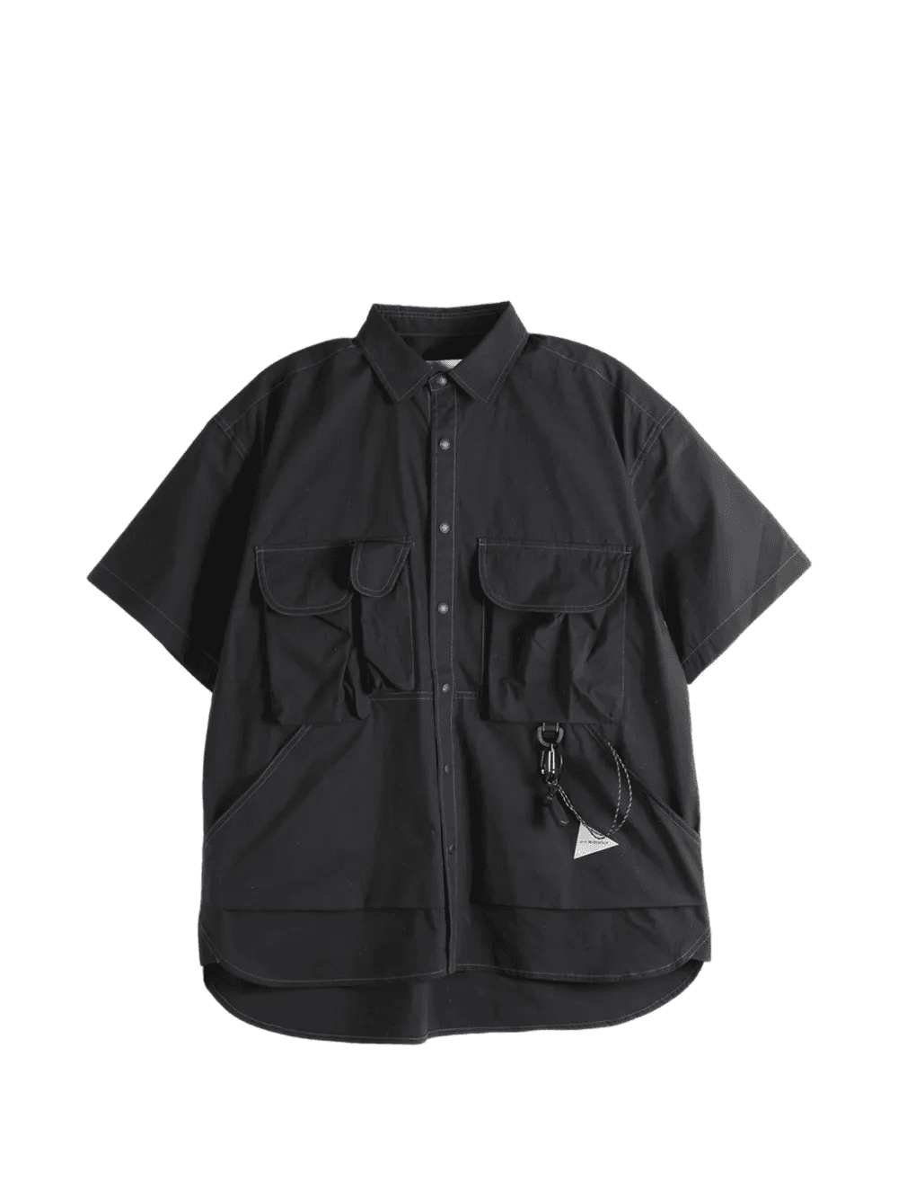 cargo-pocket short-sleeve shirt - Image 1