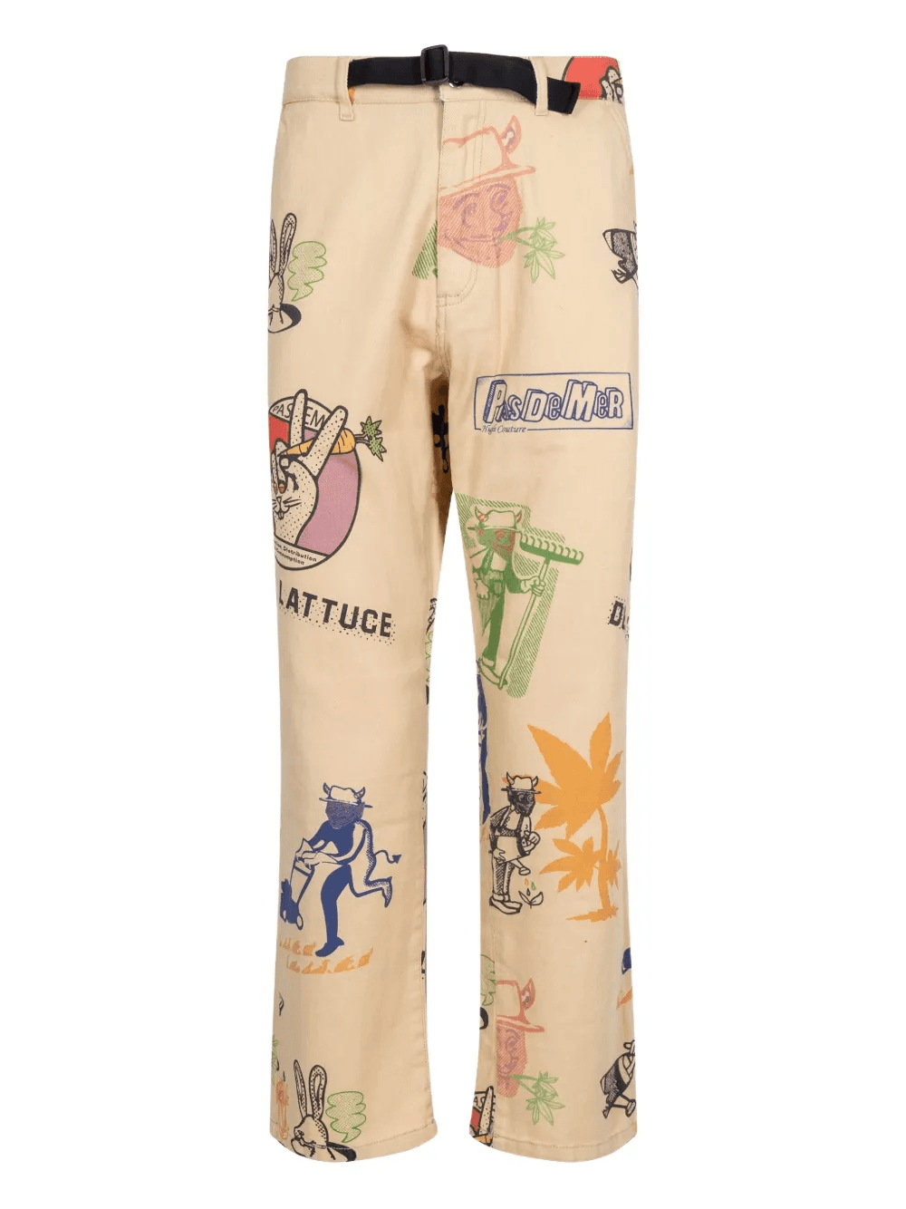 Devil's Lattuce printed trousers - Image 1